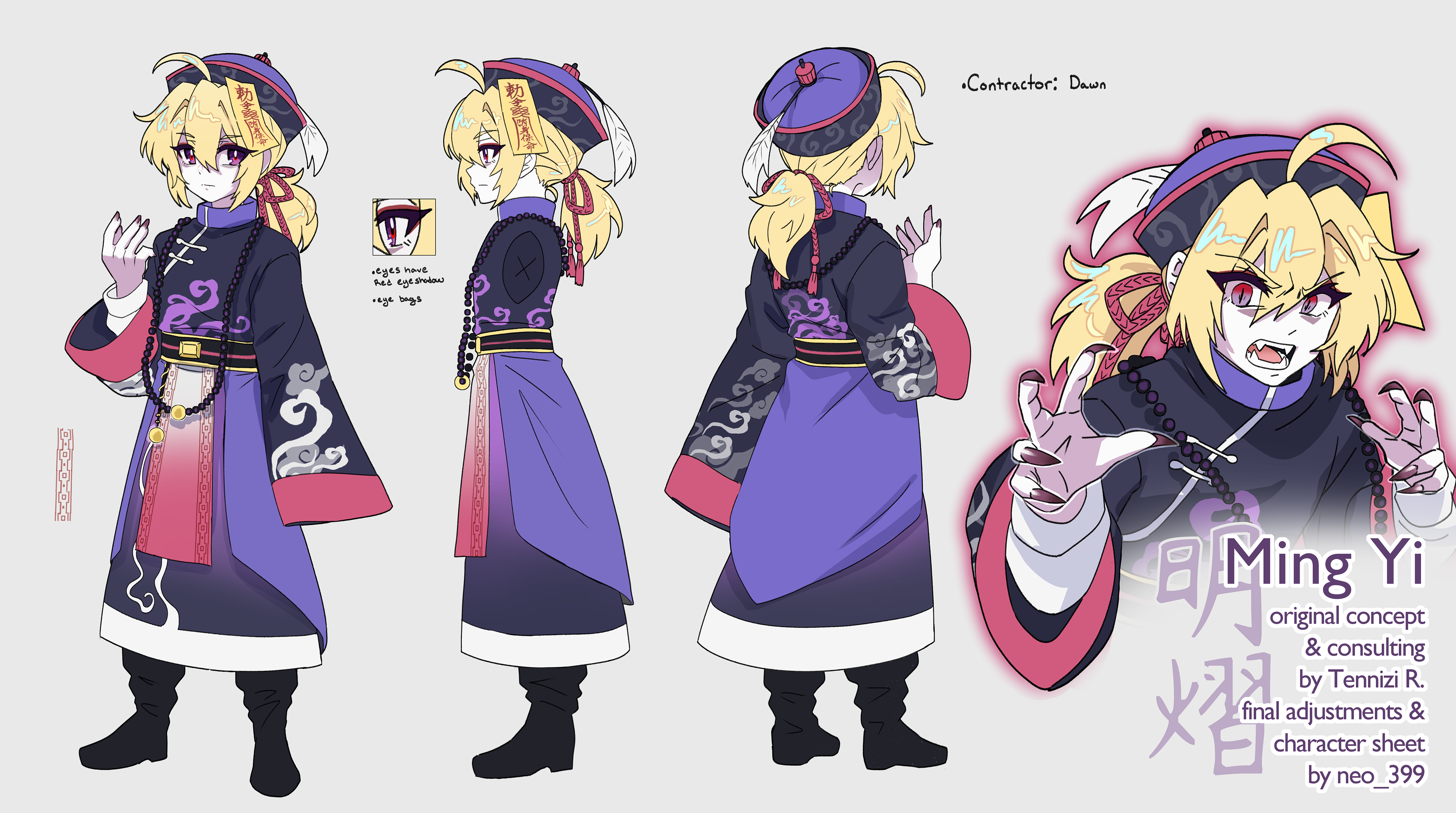 "Ming Yi" Character Design