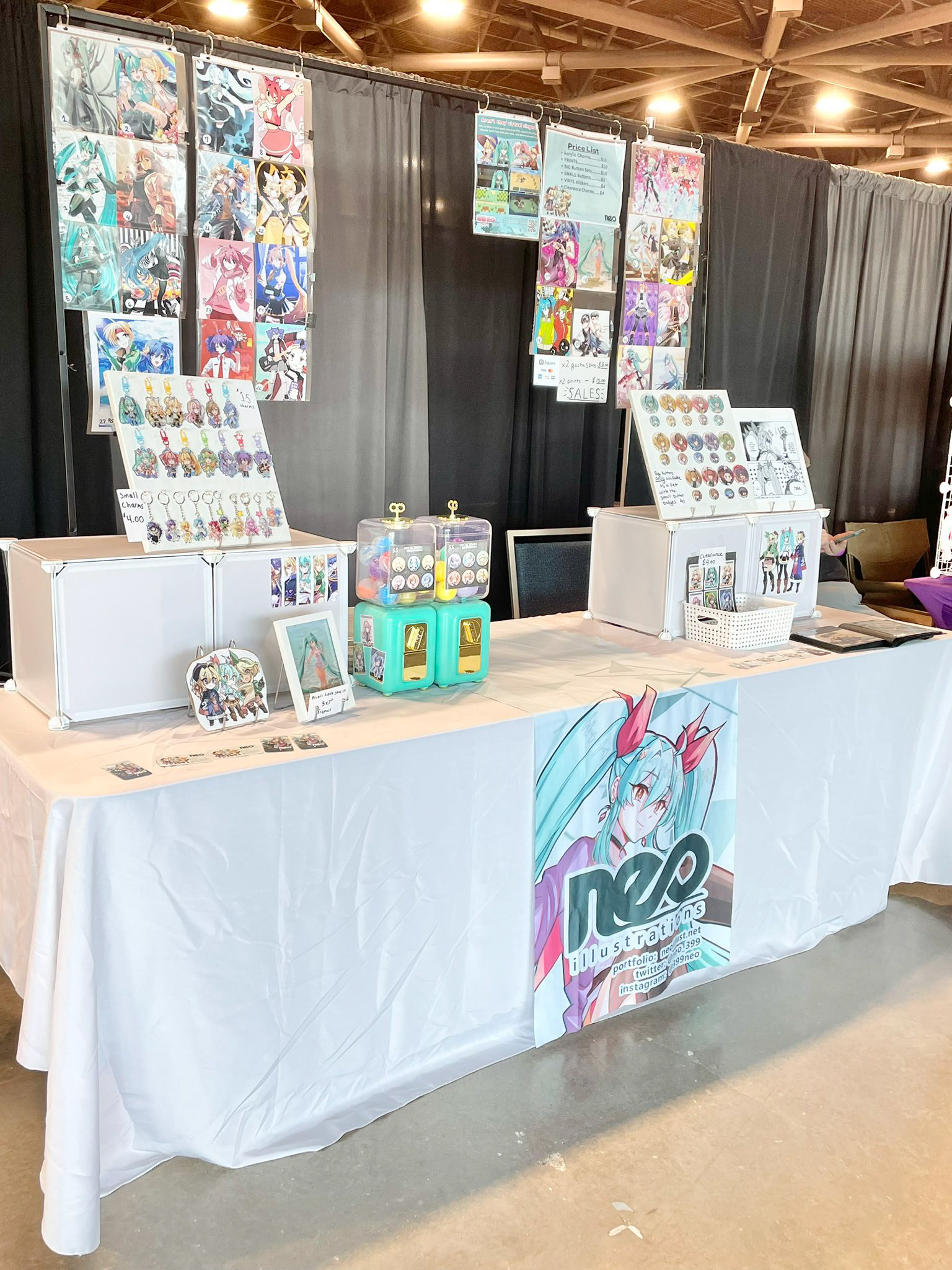 2025 South Alabama Comic Con table