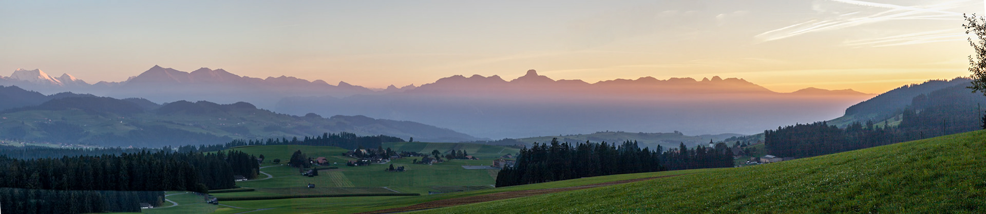 Niesen -Stockhornkette vom Thunberg BE