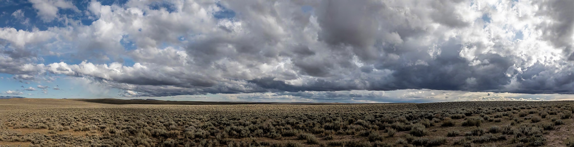 Highway 191 crossing prairie, Wyoming