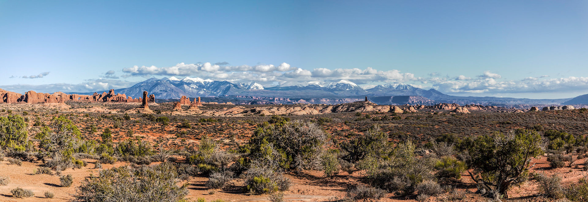 La Sal mountains, Natural Bridges NP,