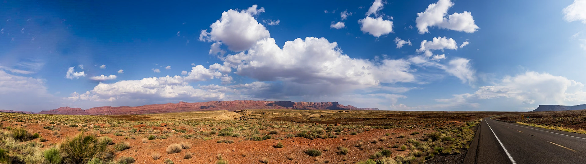 On the road near Bitter Springs, AZ