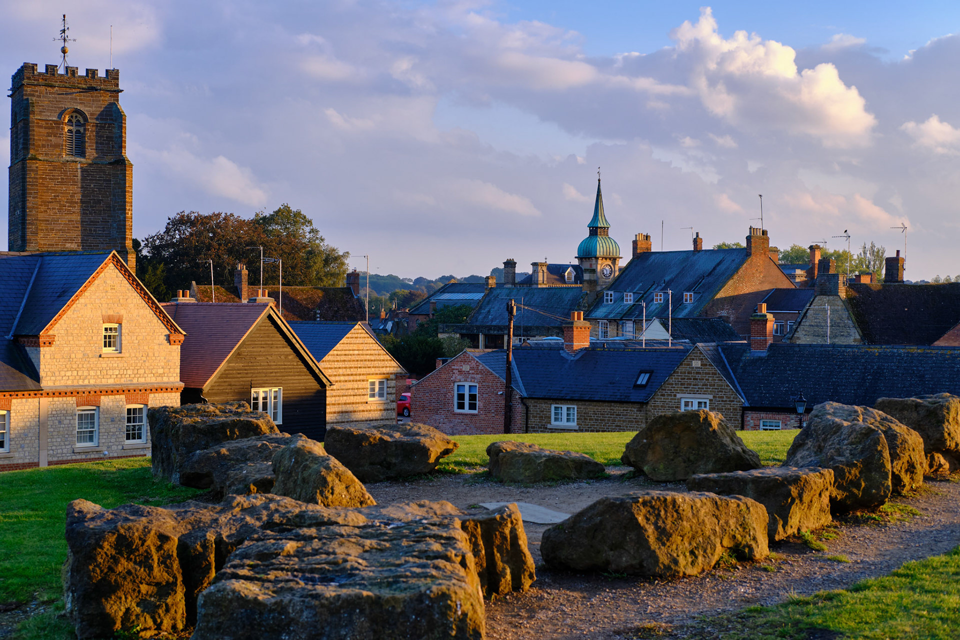Towcester from The Mound 2020