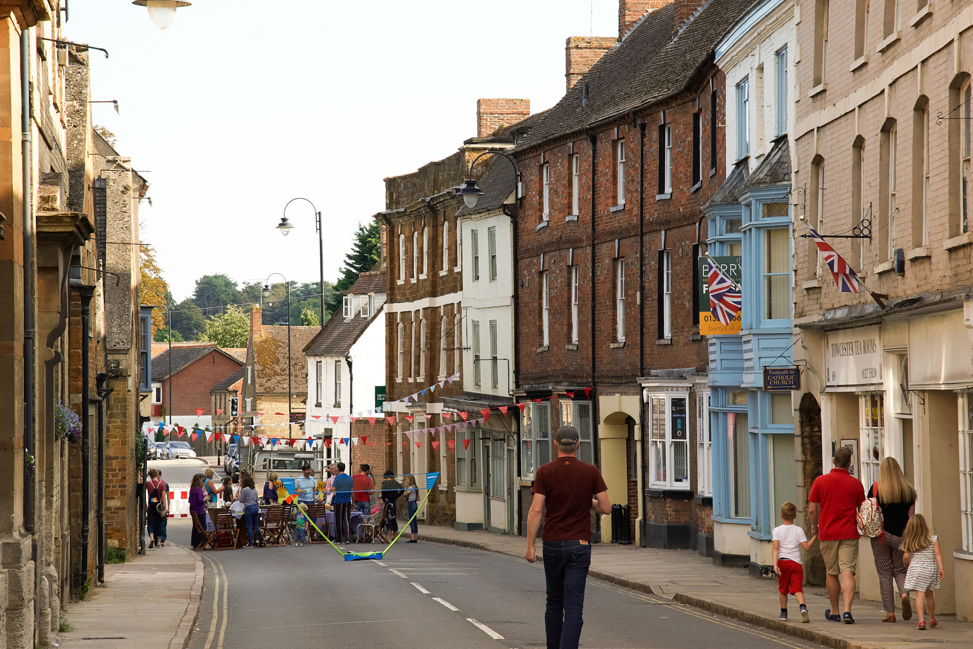 Towcester, A5 closure, Sept 2018