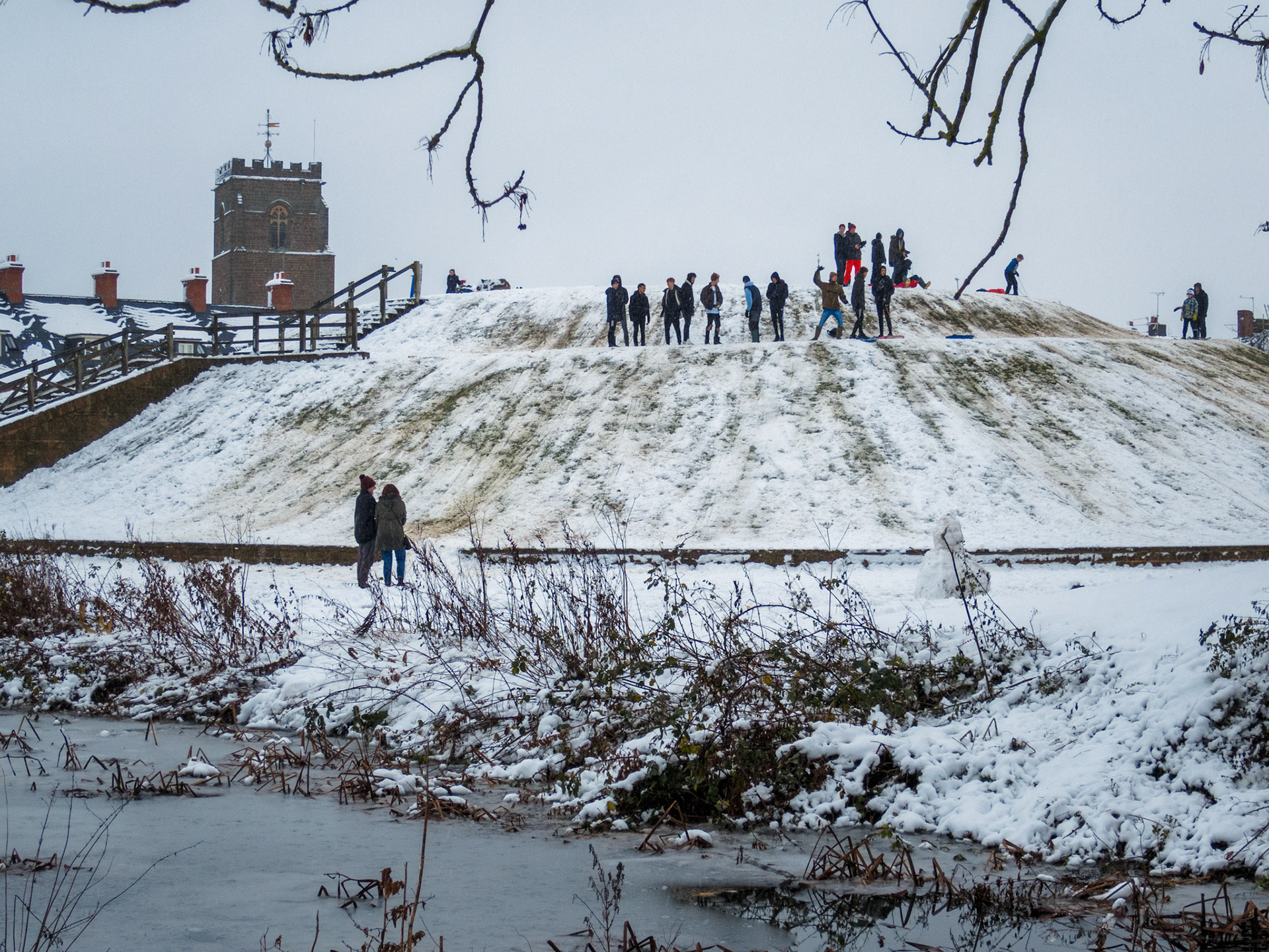 Snow On The Mound, Dec 2017
