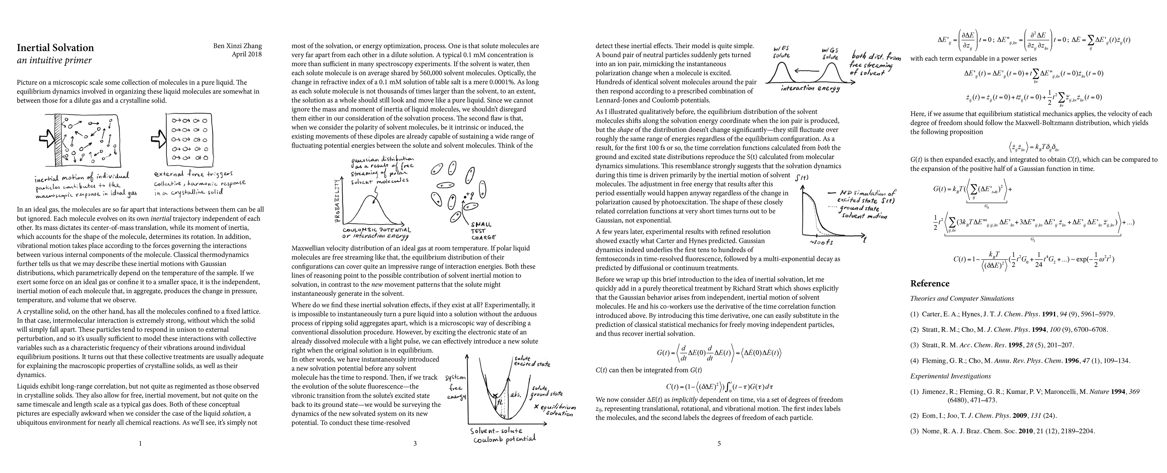 lecture note prepared on the topic of inertial salvation with illustrations and derivations drawn directly from primary literature