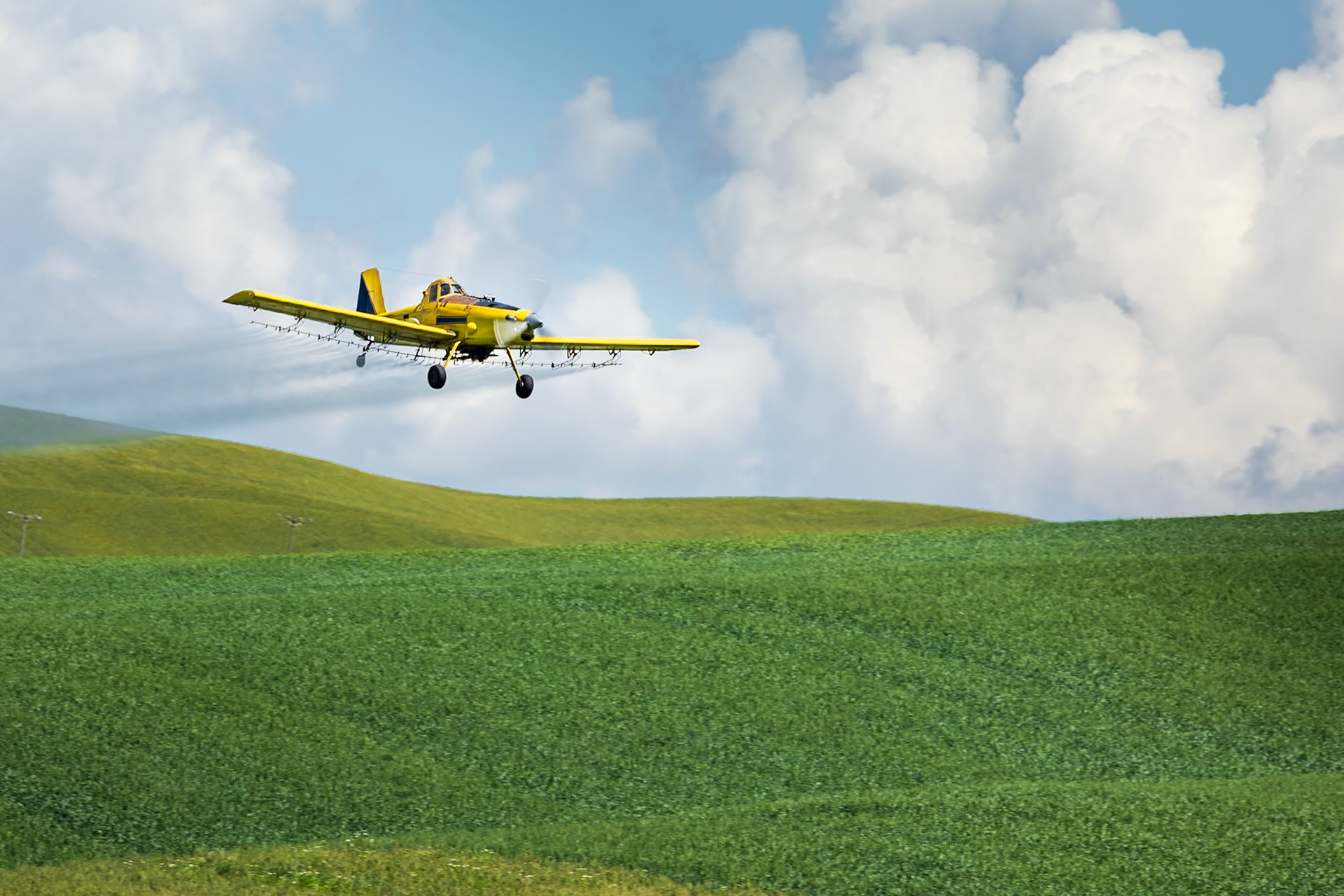 Crop Duster working in the Palouse