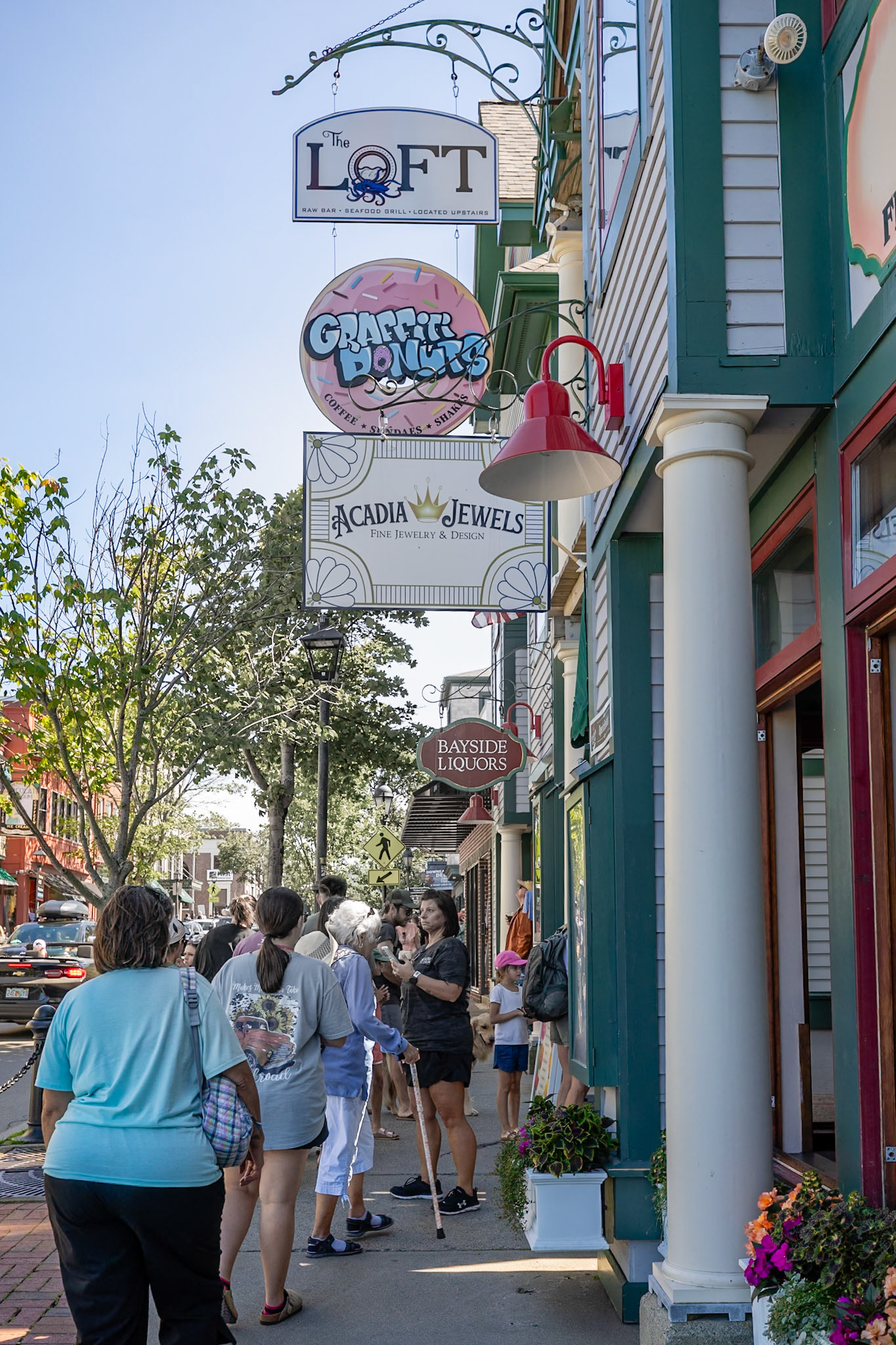 Main St Downtown Bar Harbor ME