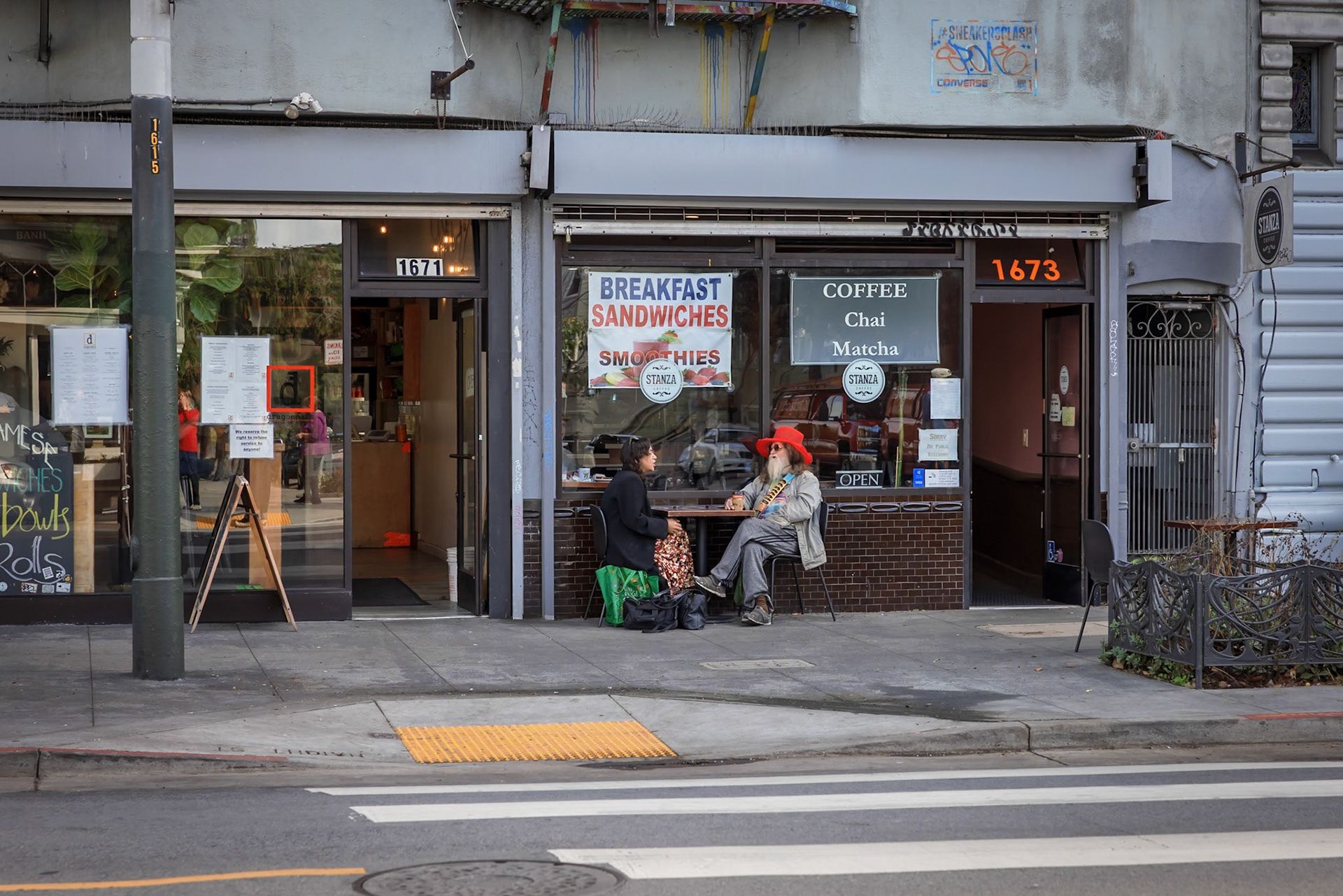 Haight-Ashbury is a district of San Francisco, California, named for the intersection of Haight and Ashbury streets. It is also called The Haight and The Upper Haight. The neighborhood is known for its history of, and being the origin of hippie counterculture.
