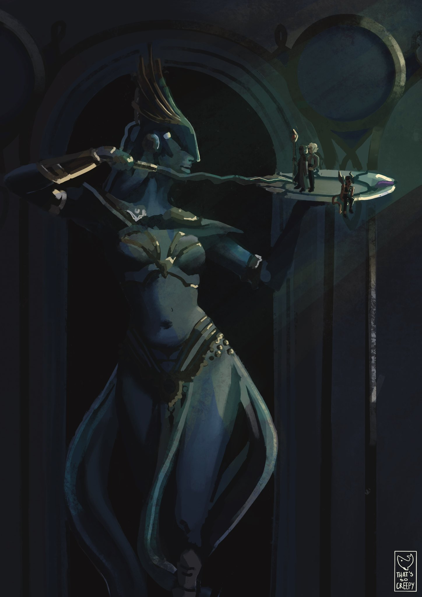 Enviromental fanart of Baldur's Gate 3