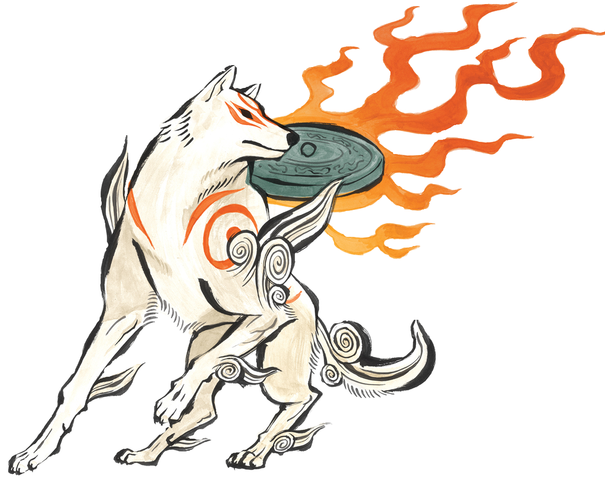 Inspiration: Amaterasu from game "Ookami"