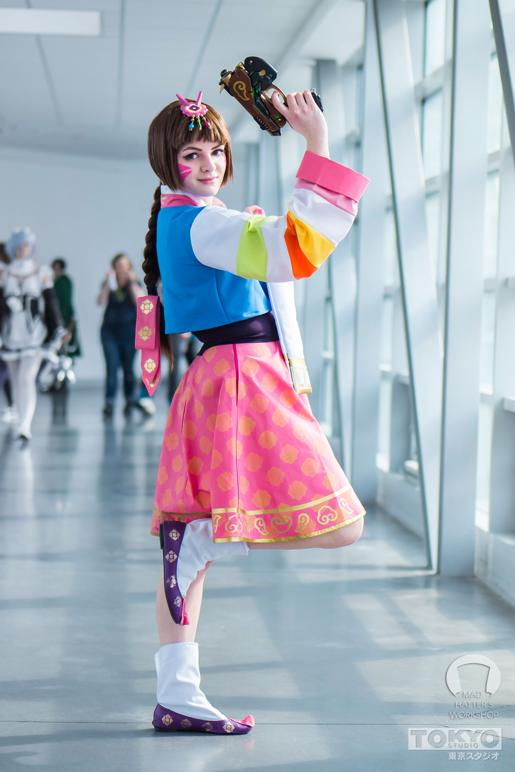 Cosplay: Palanquin D.va from game "Overwatch"