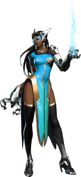 Inspiration: Symmetra from game "Overwatch" and Gemma Ward for Vouge
