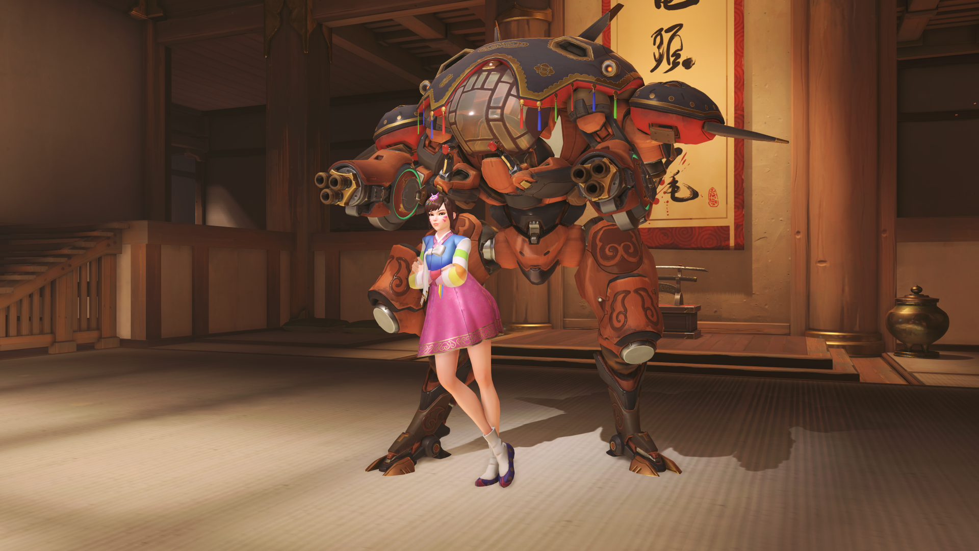 Cosplay: Palanquin D.va from game "Overwatch"