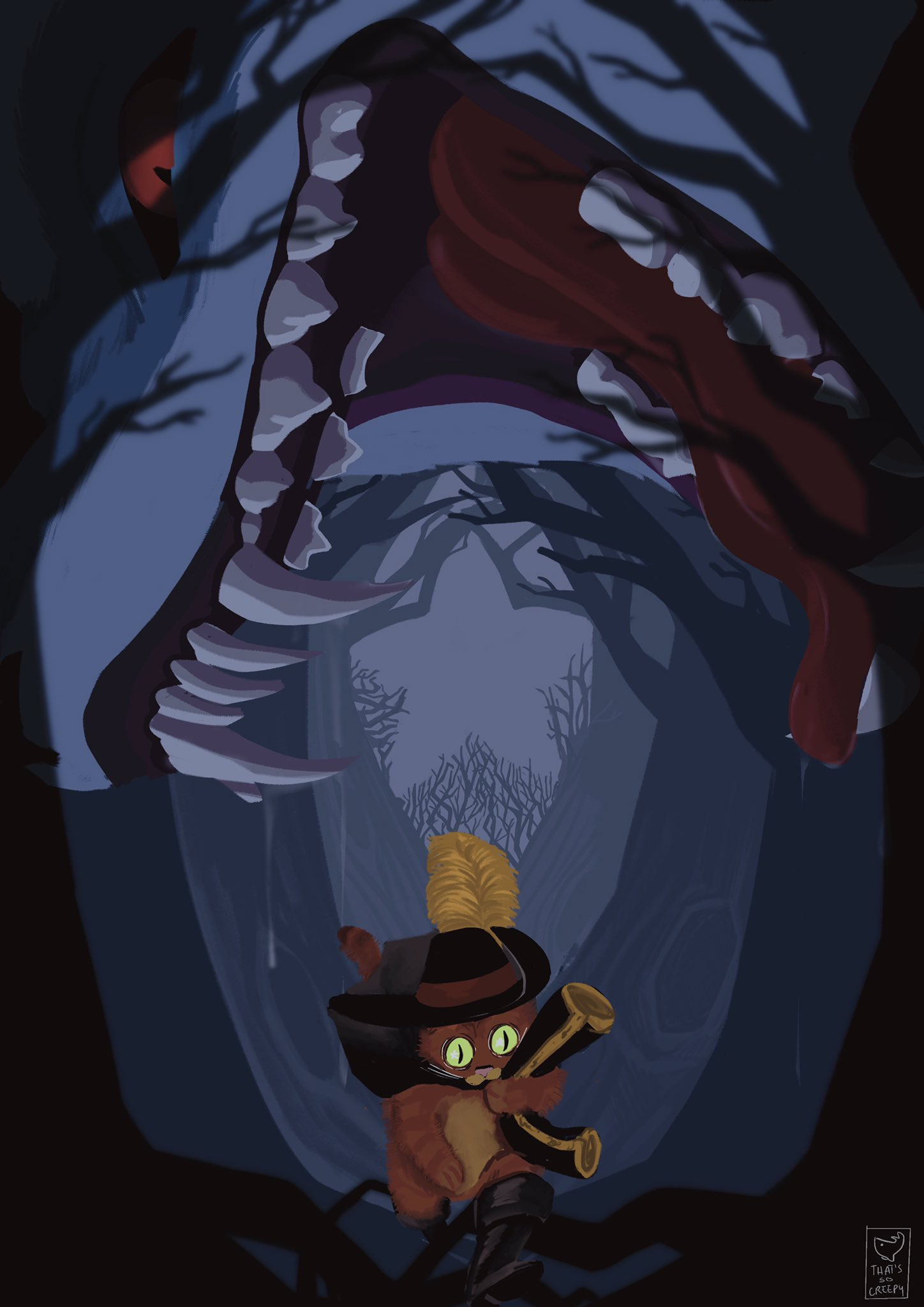 Poster project for "Puss in Boots: Last wish"