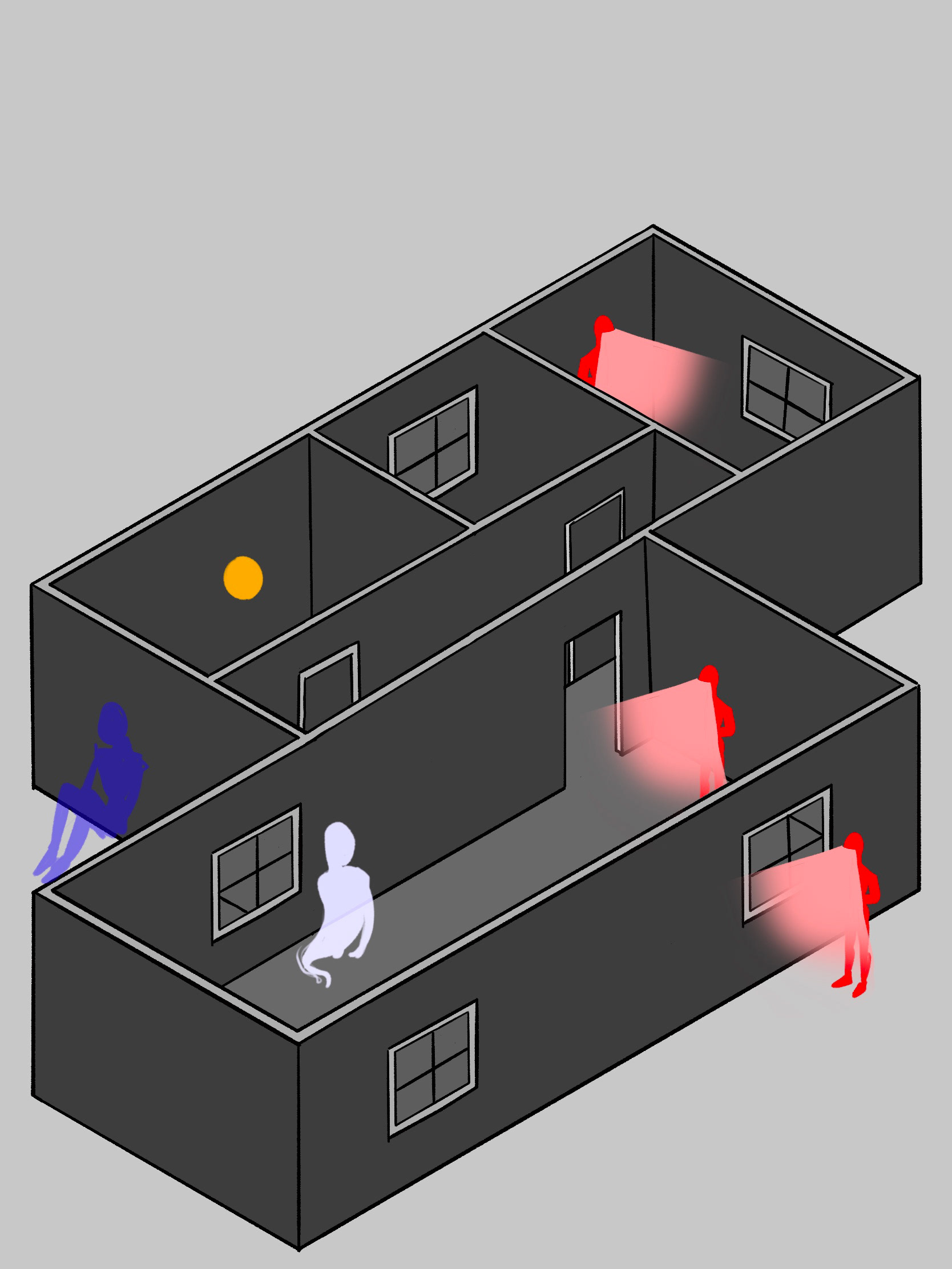 The whole map revealed, showing the objective