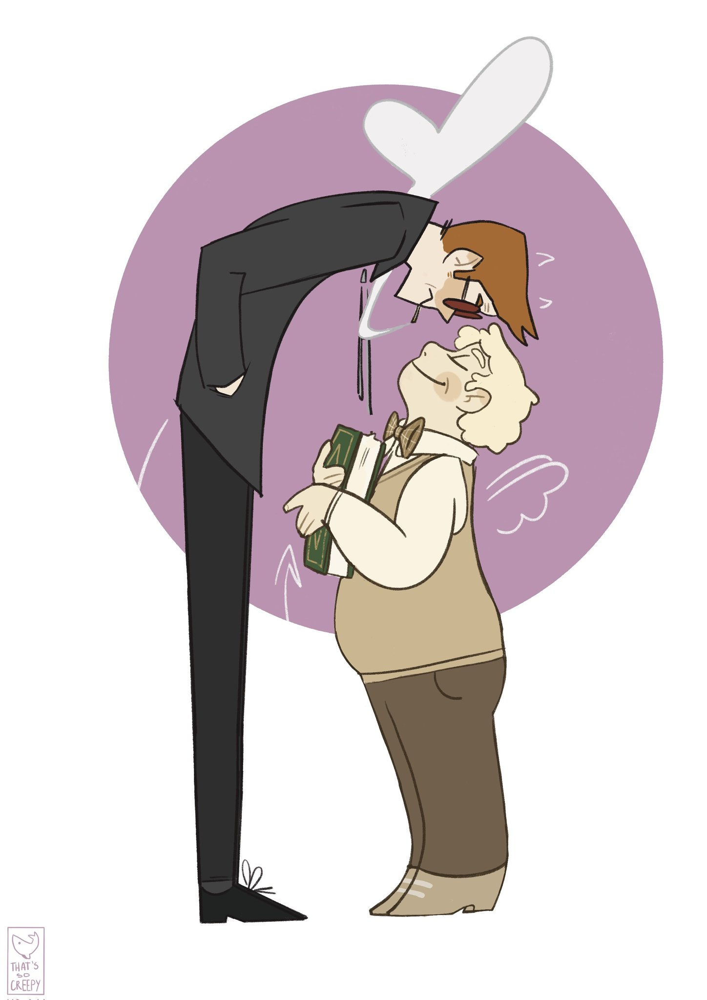 Two characters from "Good Omens"