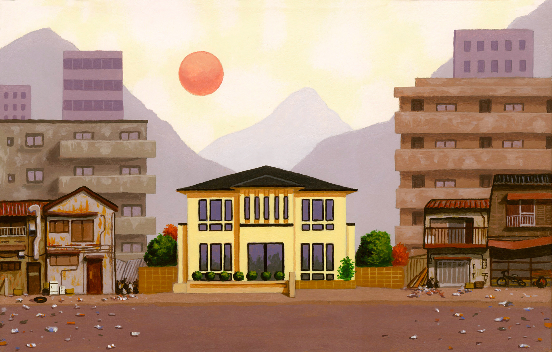 House & Home. Japan. Trying to build your dream house in amongst bad architecture, building restrictions, red tape and lazy builders.