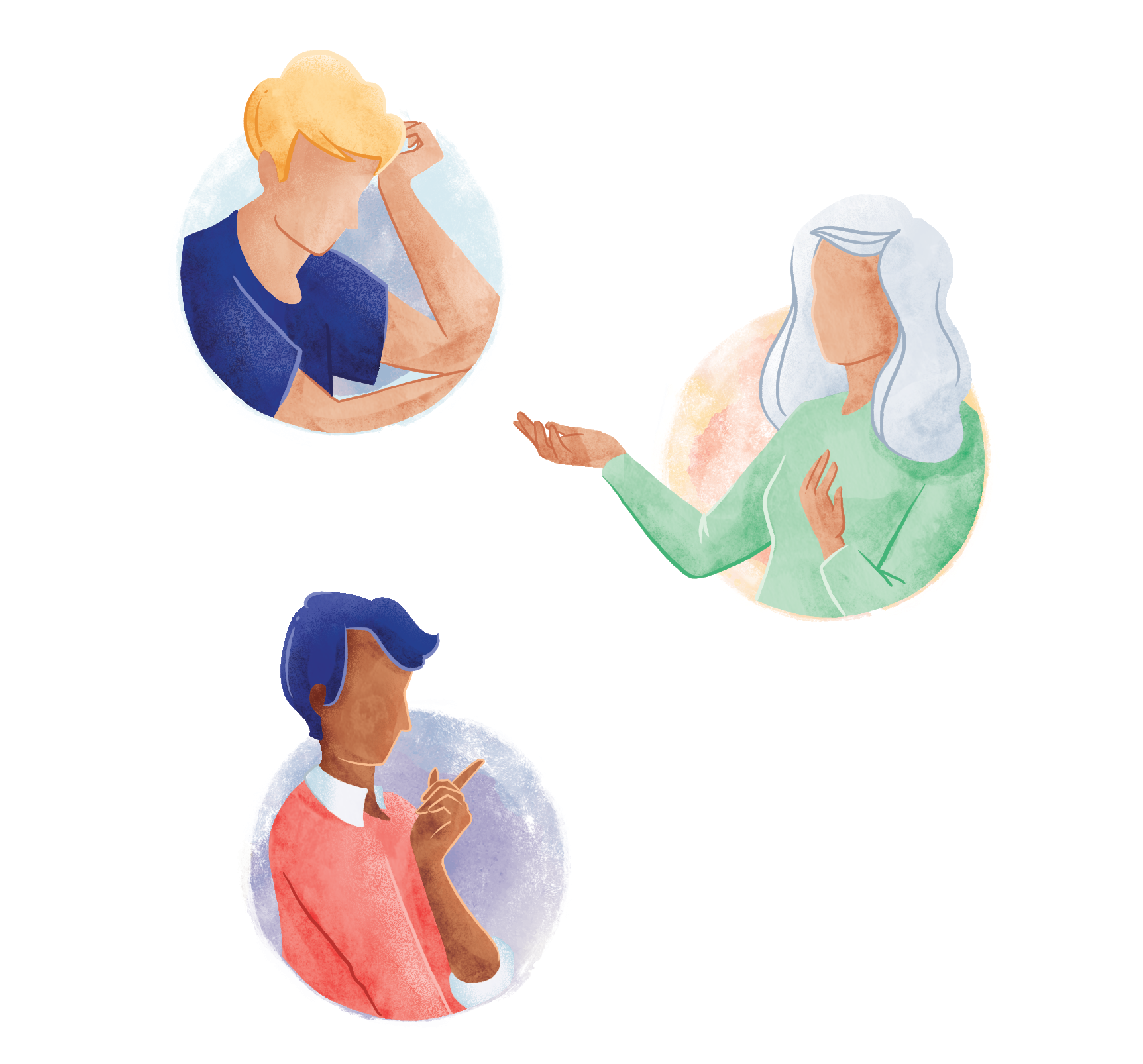 Illustration pour le guide des Amis de la santé mentale, émotions