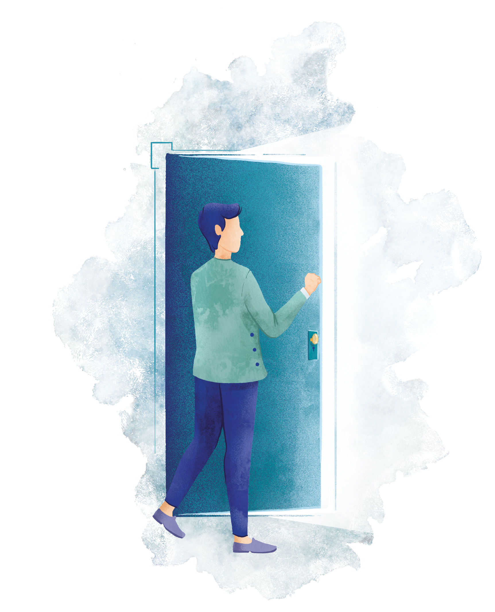 Illustration pour le guide des Amis de la santé mentale, ouverture