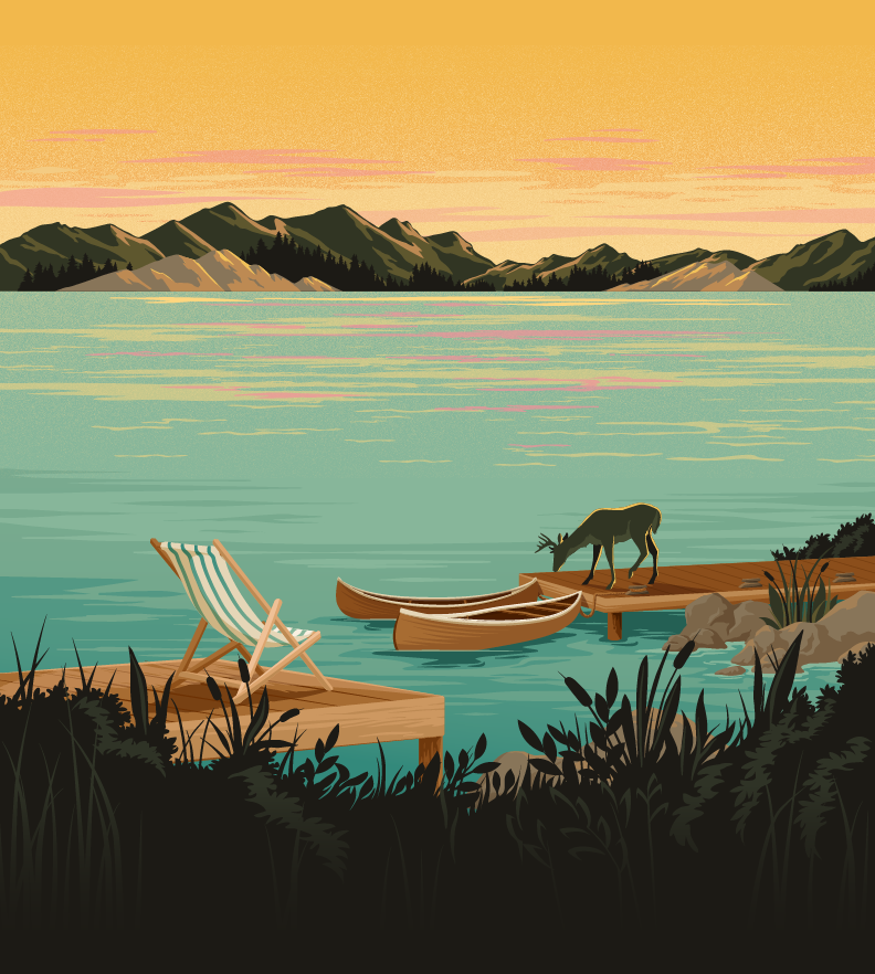 Bord de lac
