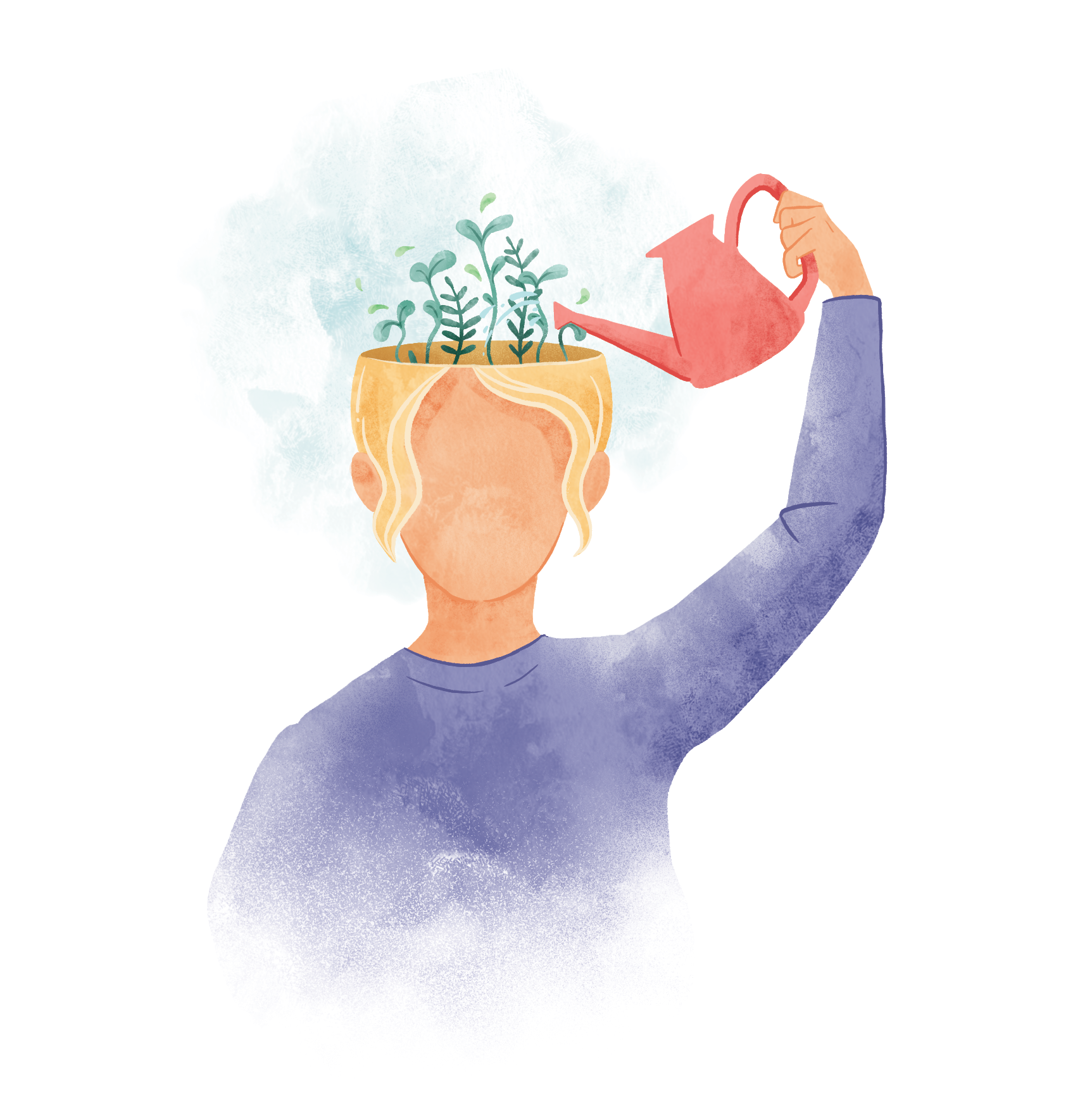 Illustration pour le guide des Amis de la santé mentale, Positive