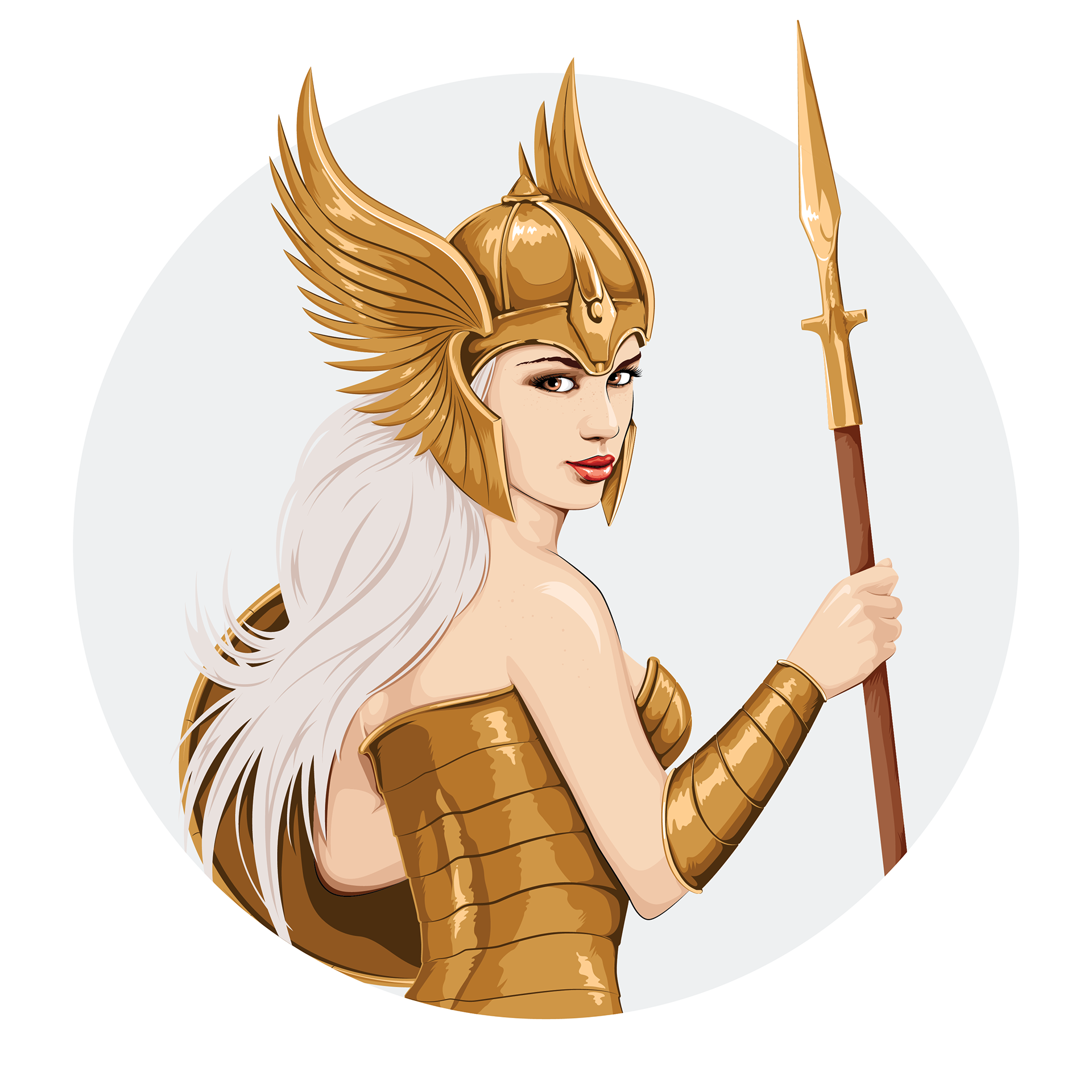 Étiquette de bière pour Archibald Microbrasserie - Valkyrie