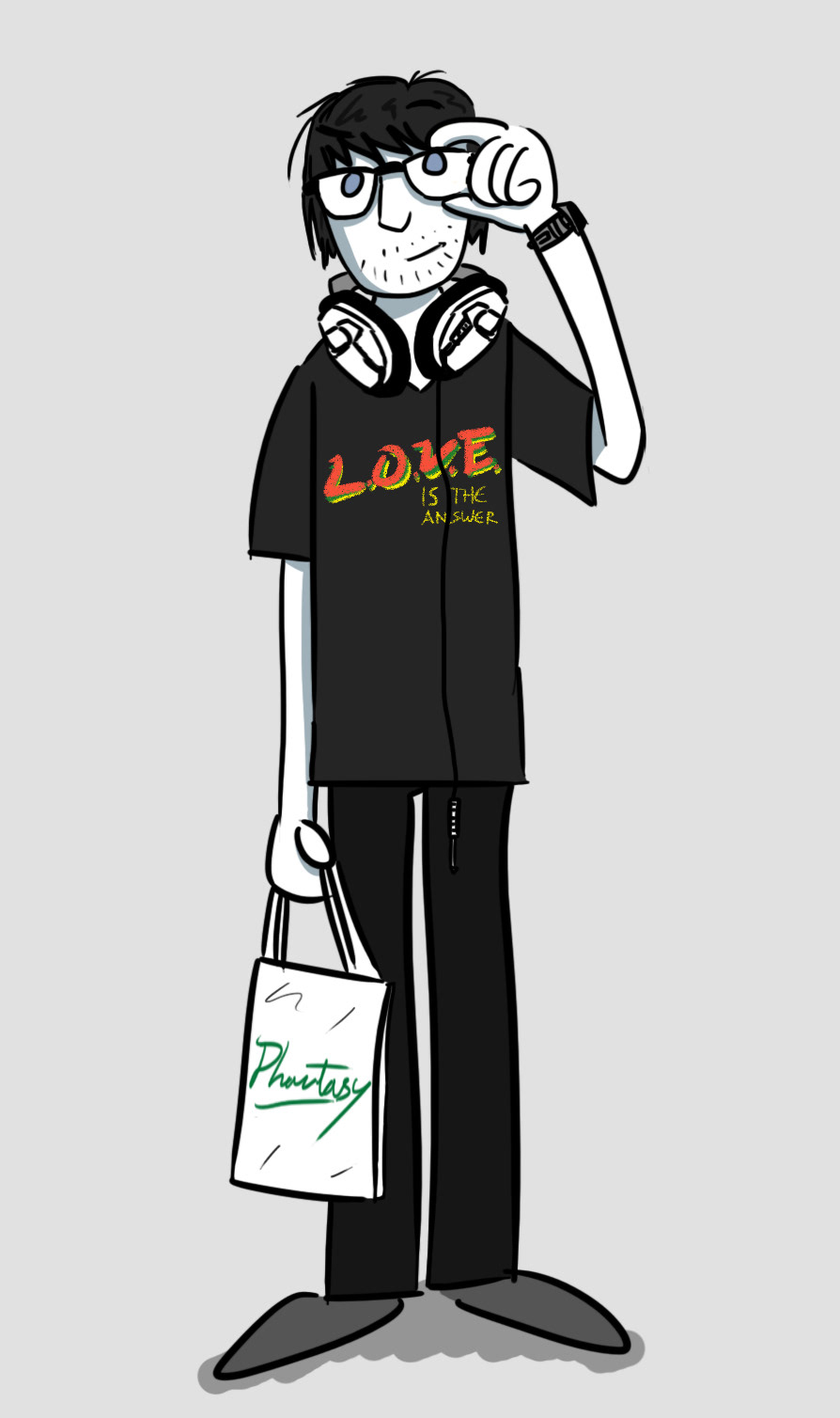 CARICATURE WORK FOR 'DISCO FUDGE'