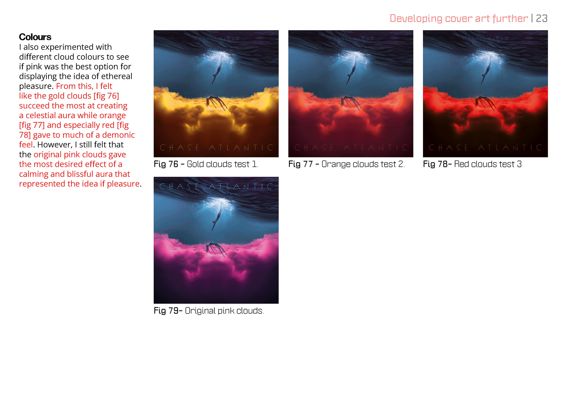 Font cover experimentations