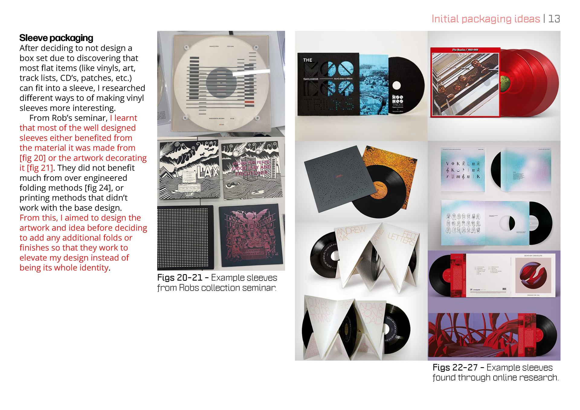 Vinyl sleeve packaging research