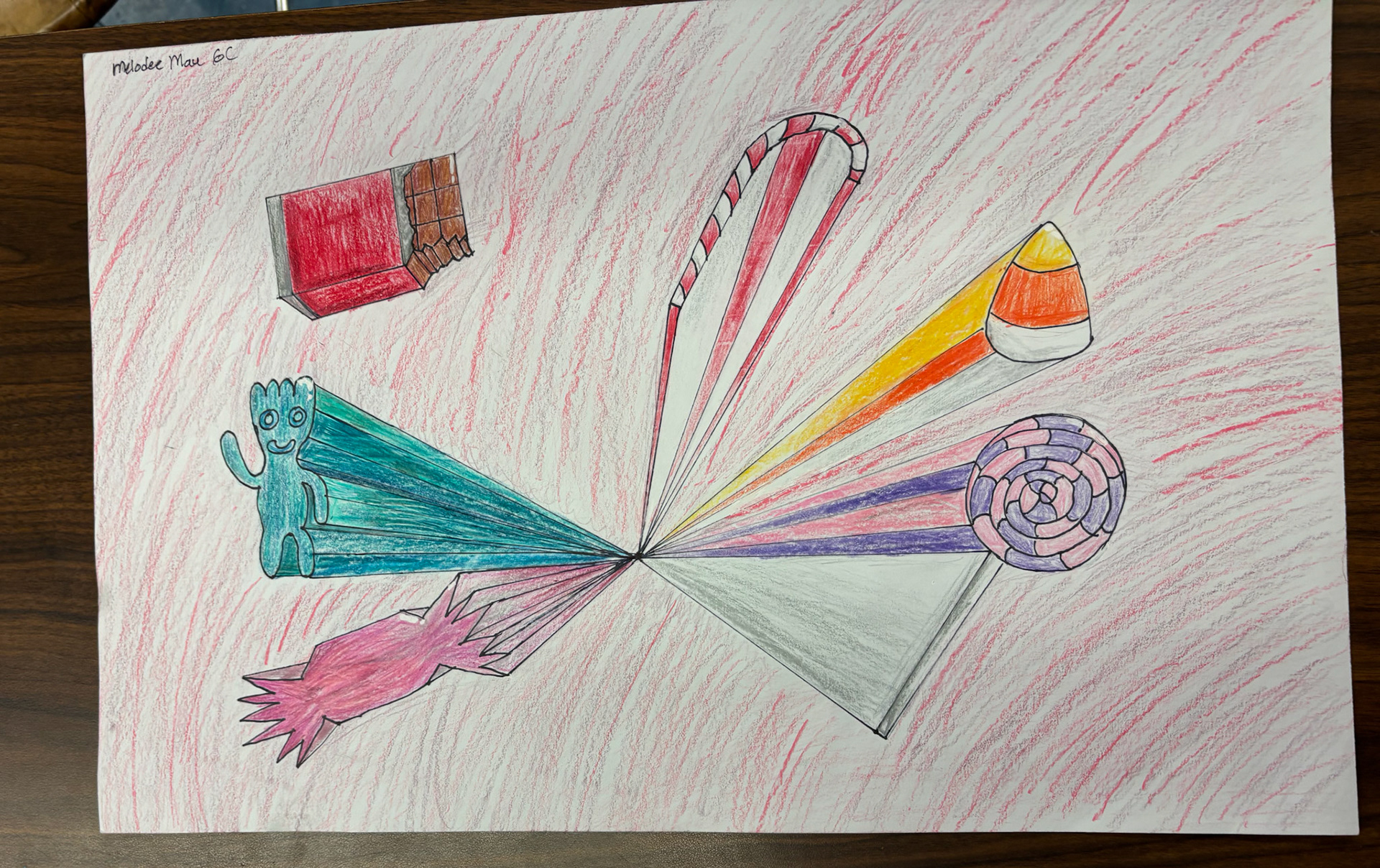 6th grade Objects in Perspective project