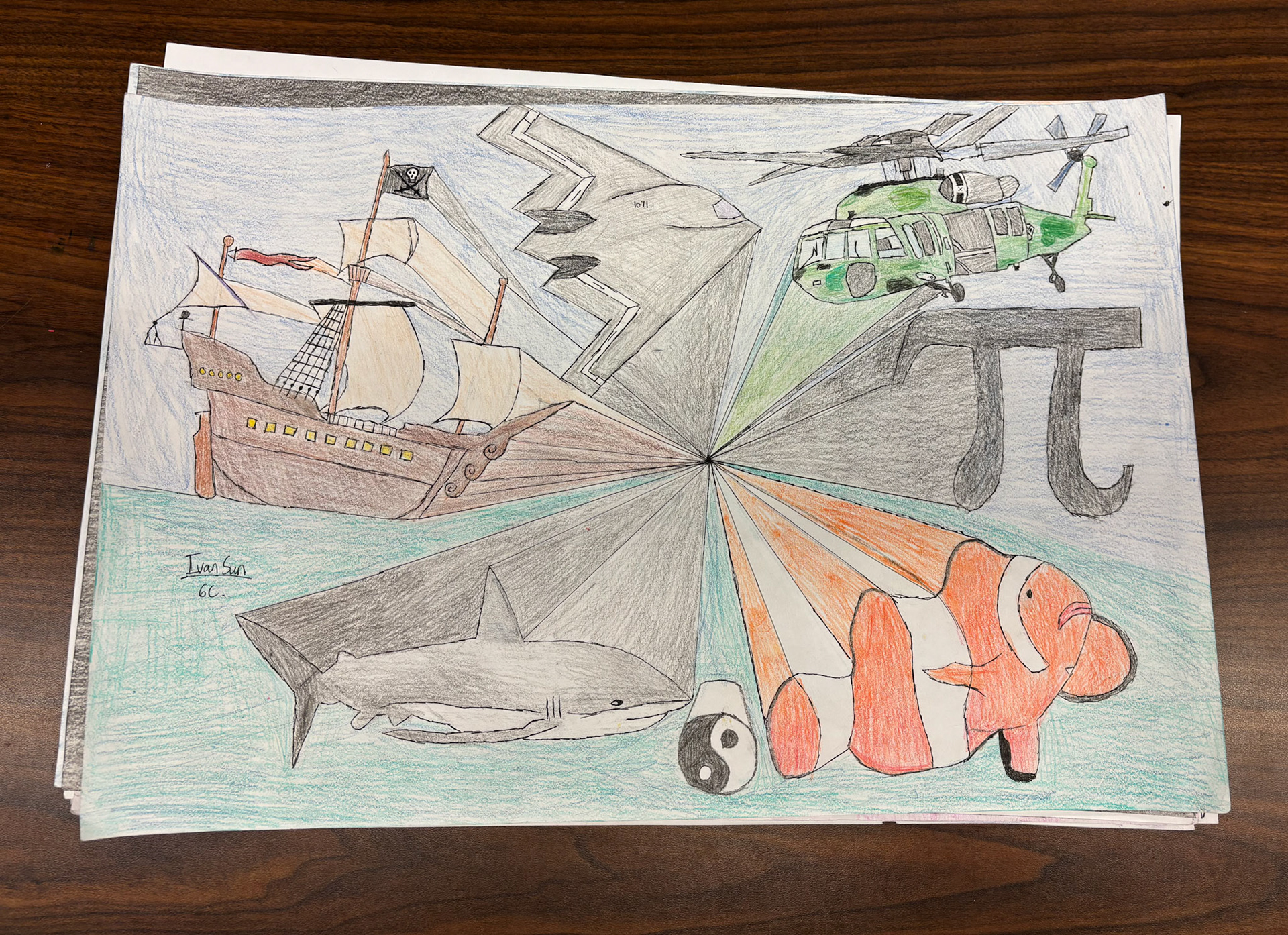 6th grade Objects in Perspective project