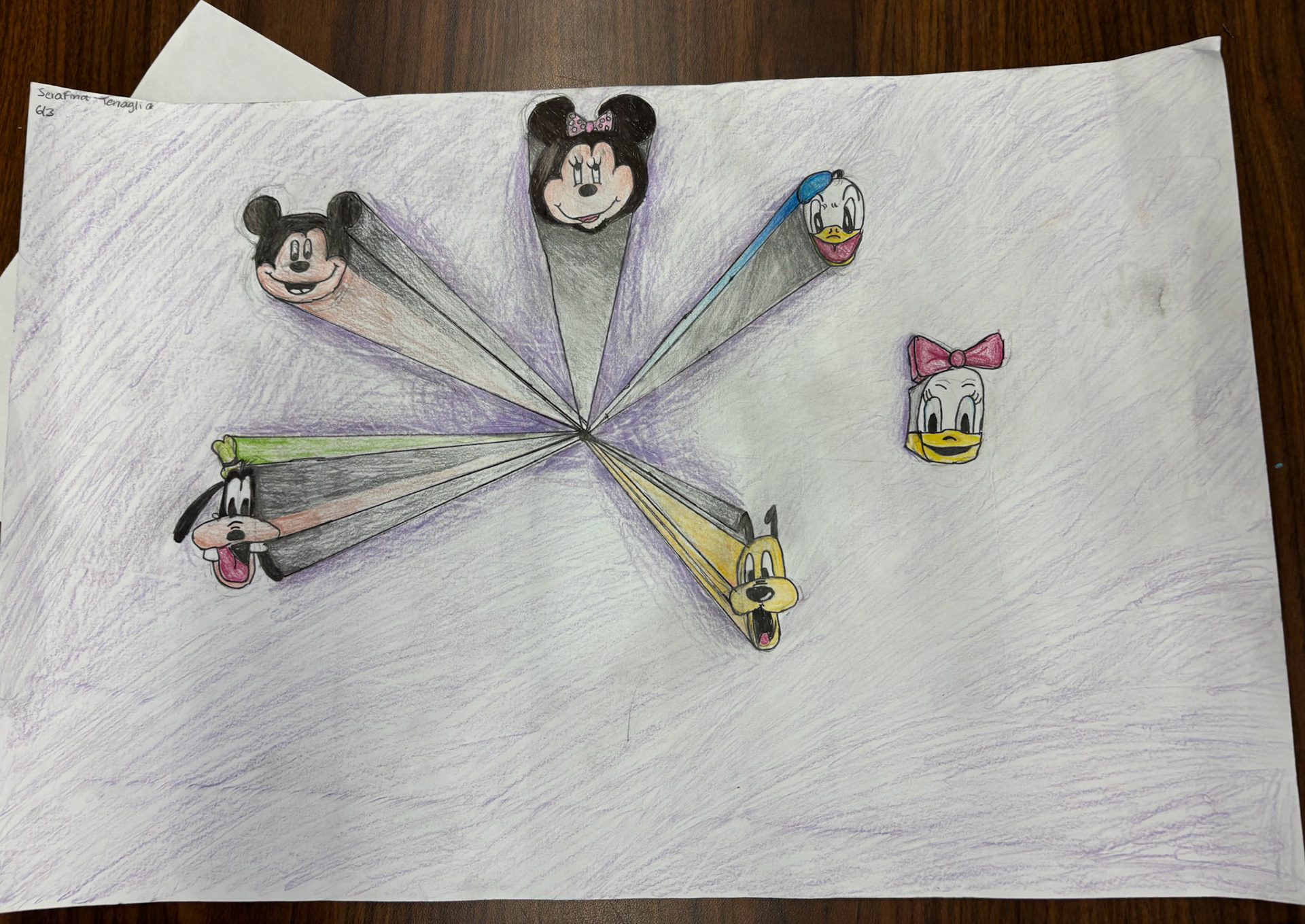 6th grade Objects in Perspective project