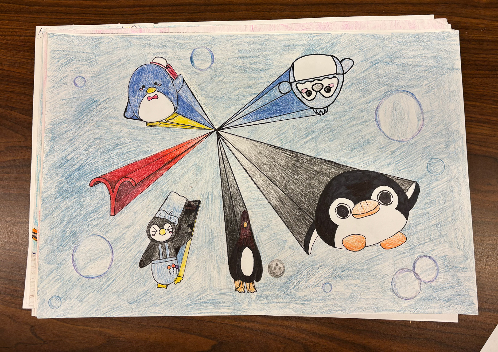 6th grade Objects in Perspective project