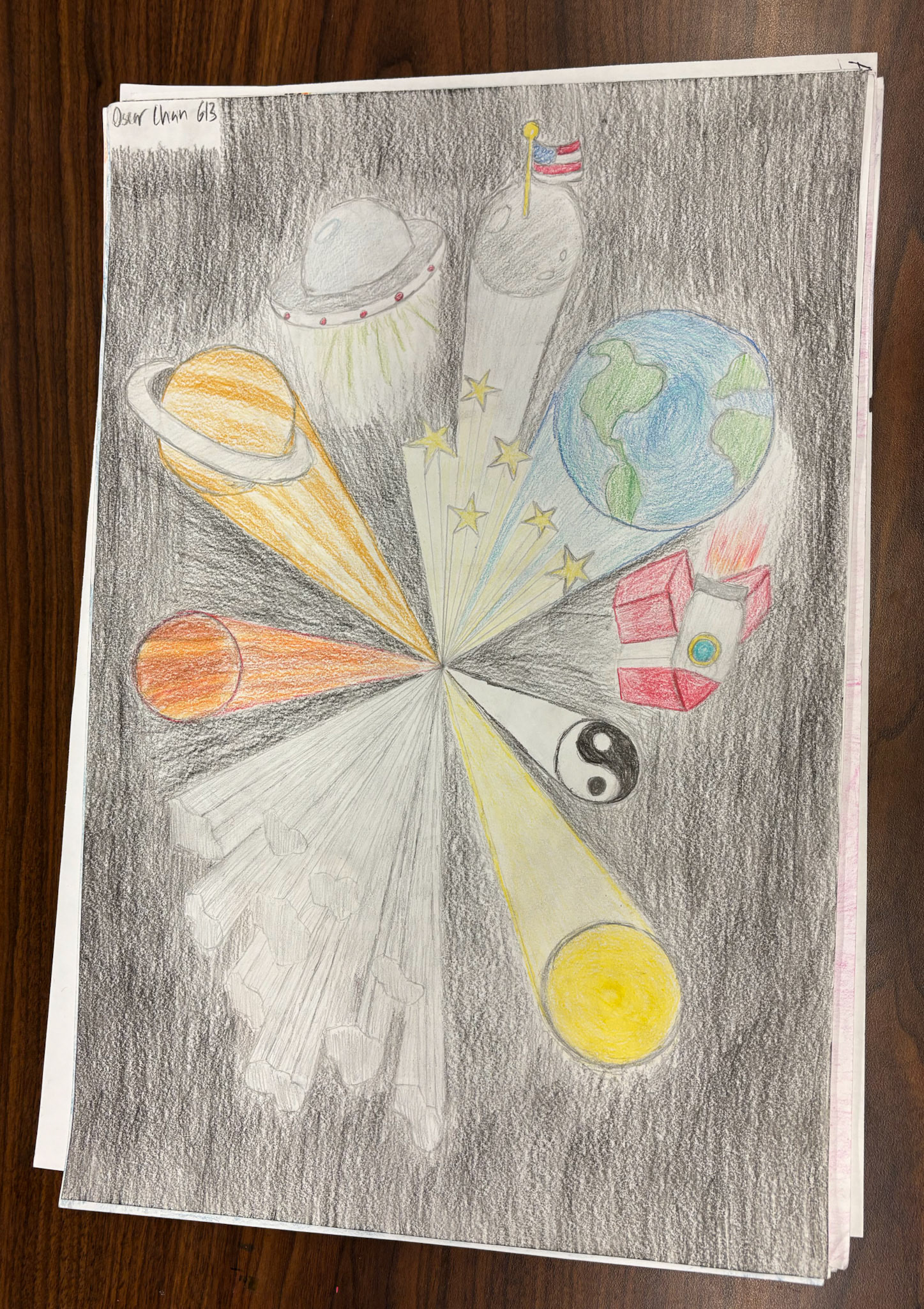 6th grade Objects in Perspective project