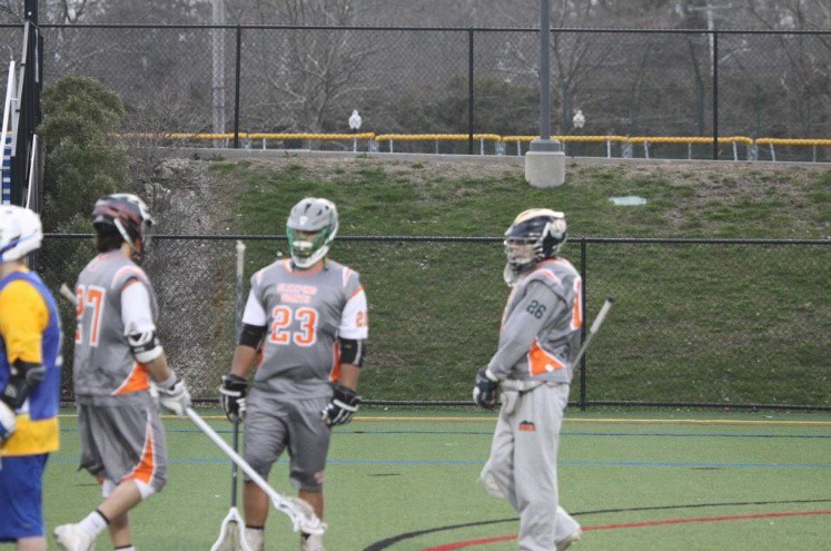 Me(the goalie on the right) talking to the defense about our next play