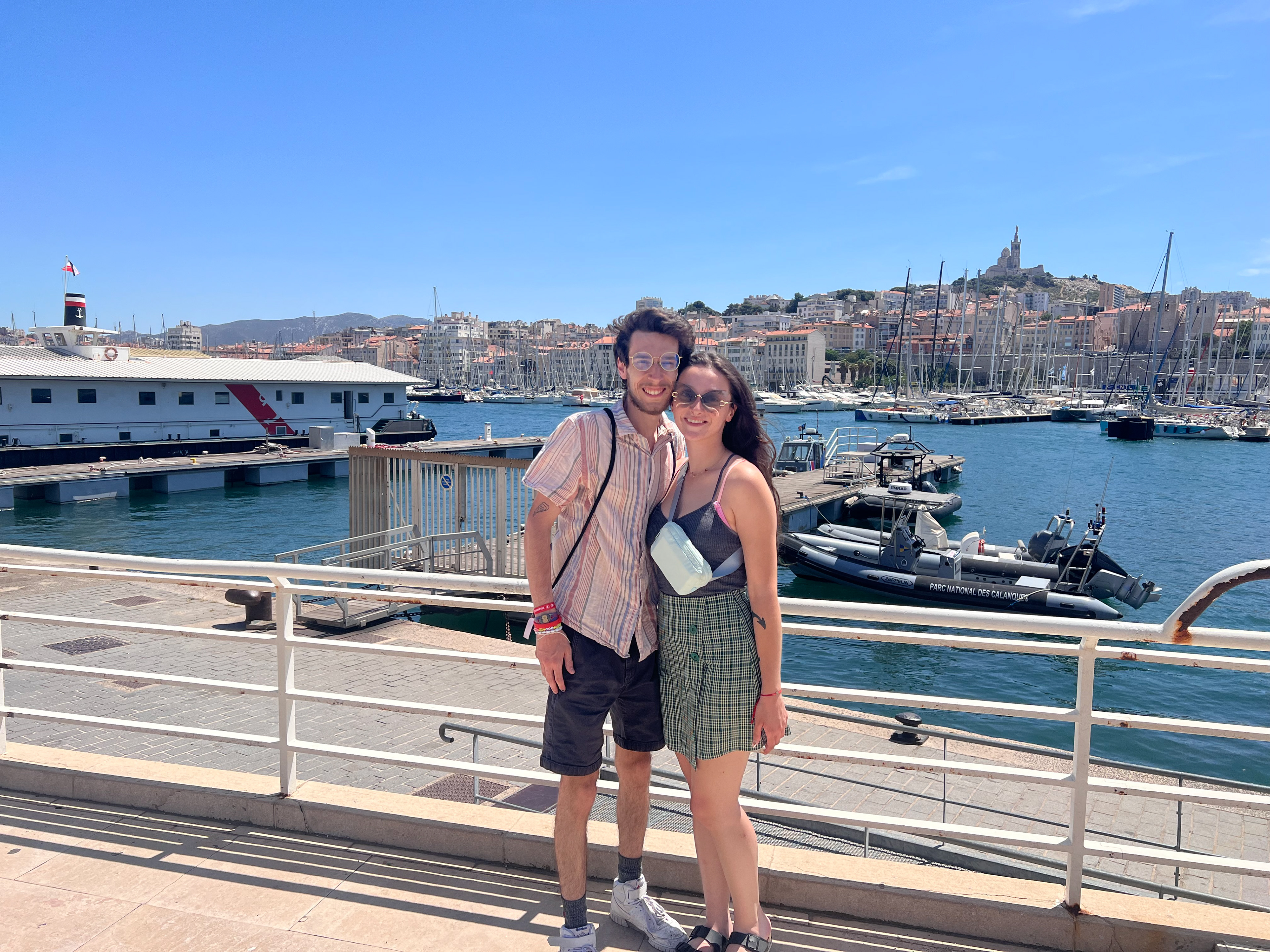 Me and my now fiance in Marseille