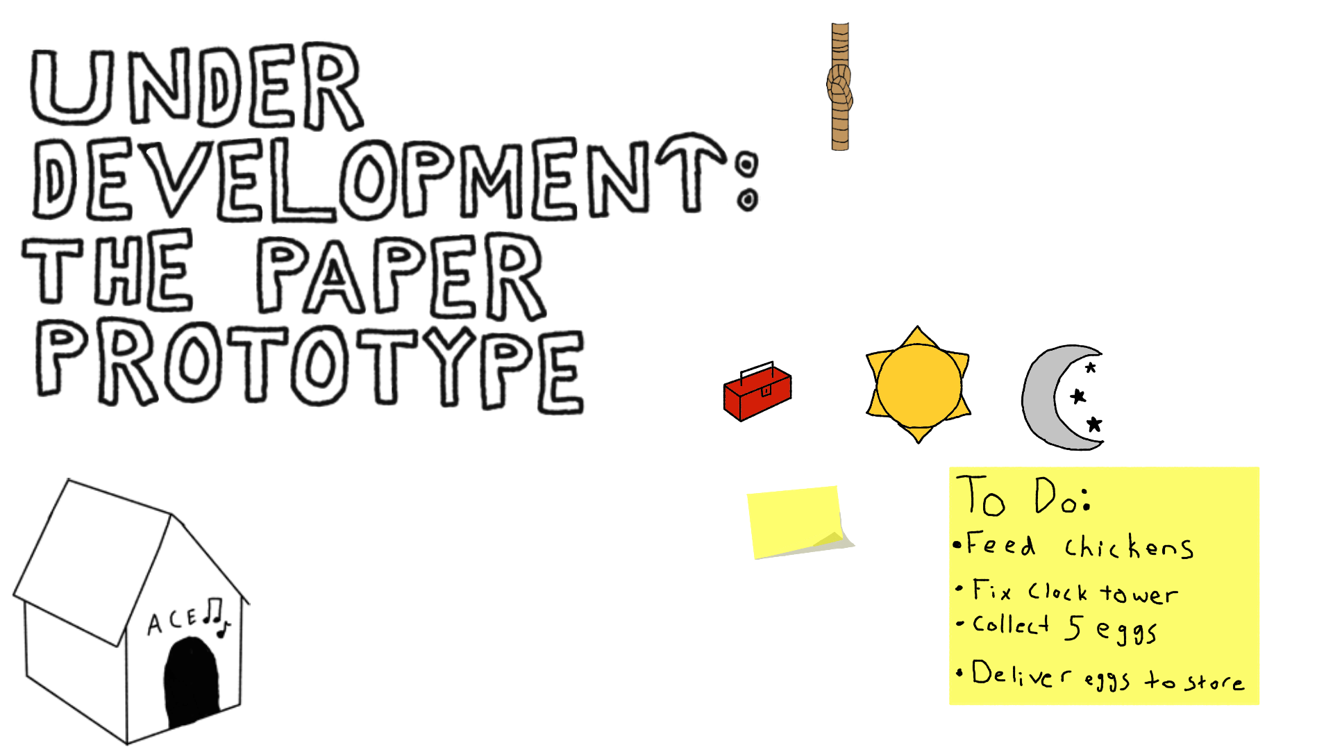 Assets of the first room when you spawn in with UI elements