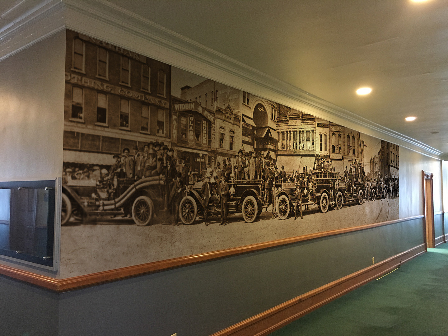 Fire Department Headquarters Hallway