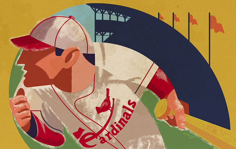 Gashouser for Springfield Cardinals Mural