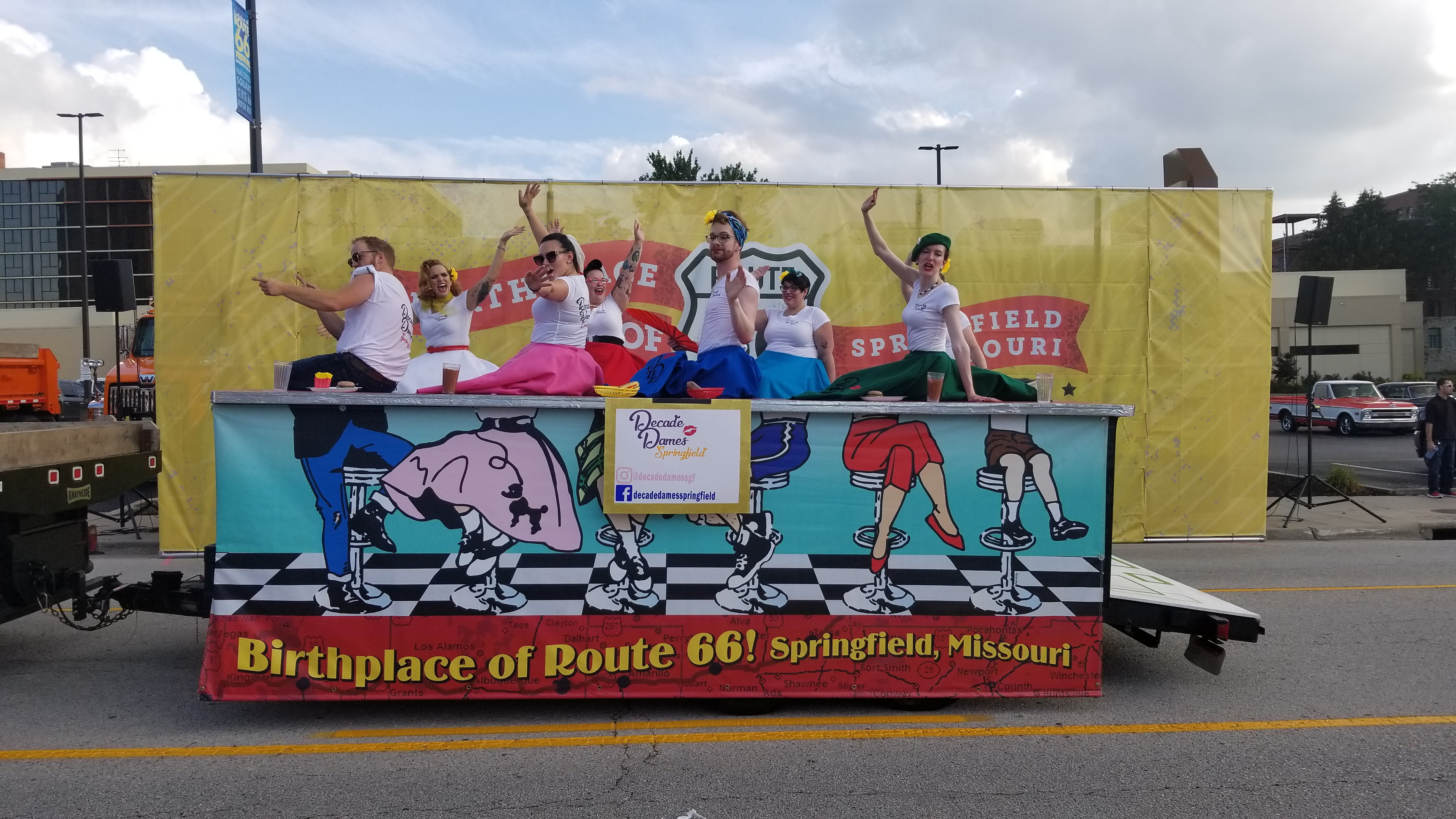 Diner Parade Float