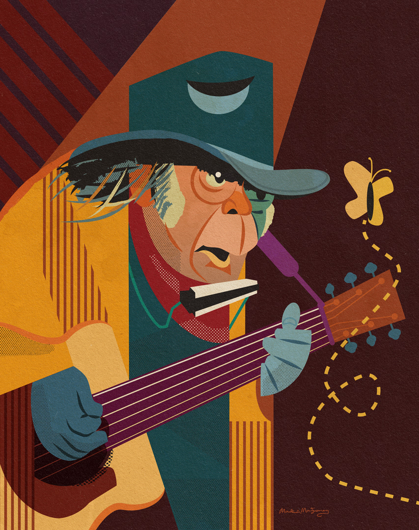 Neil Young for Wellspring Publishing (Society of Illustrators LA, Communication Arts)