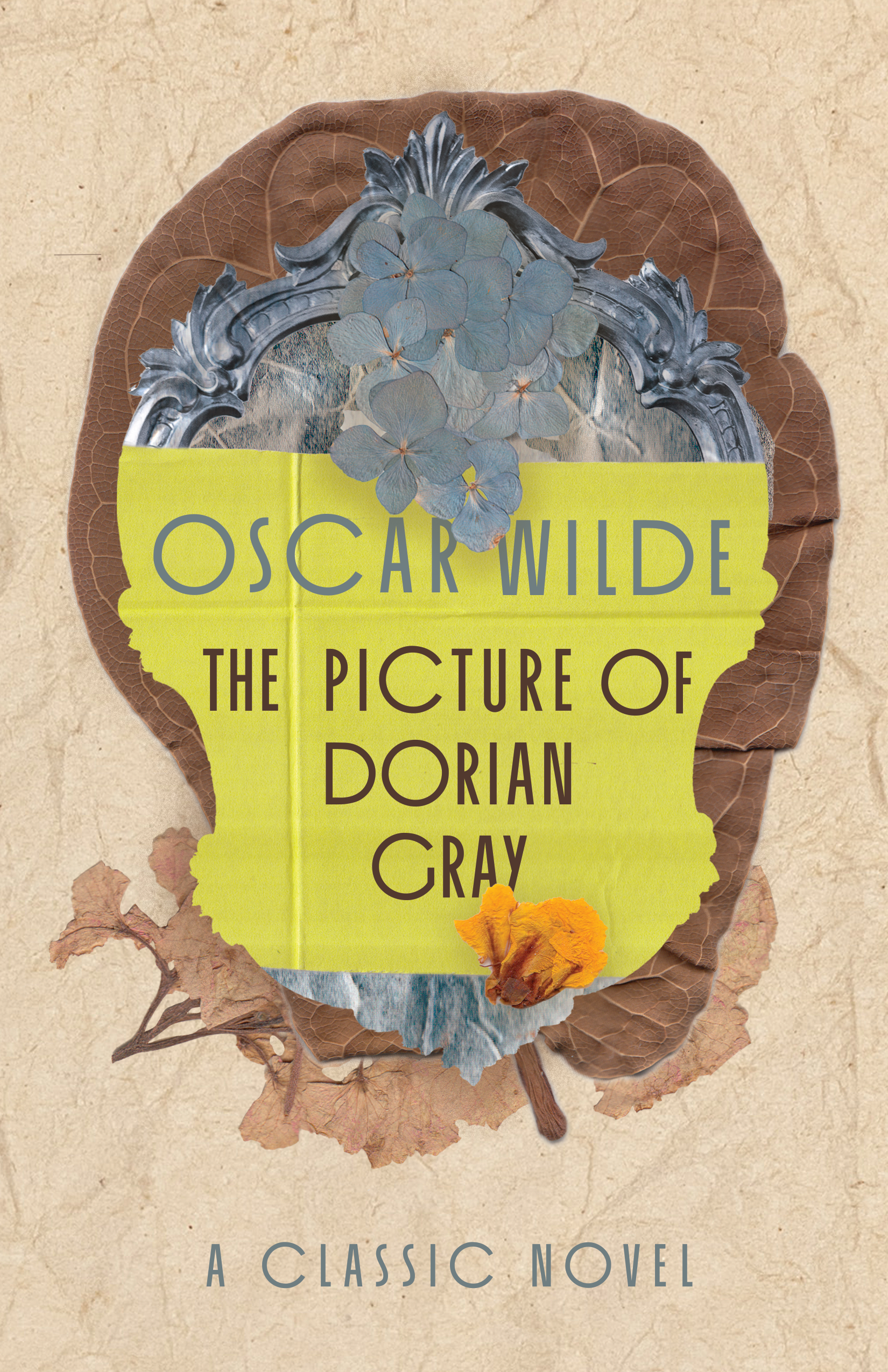 redesign of Oscar Wilde's classical novel The picture of Dorian Gray with a custom collage illustration. 
