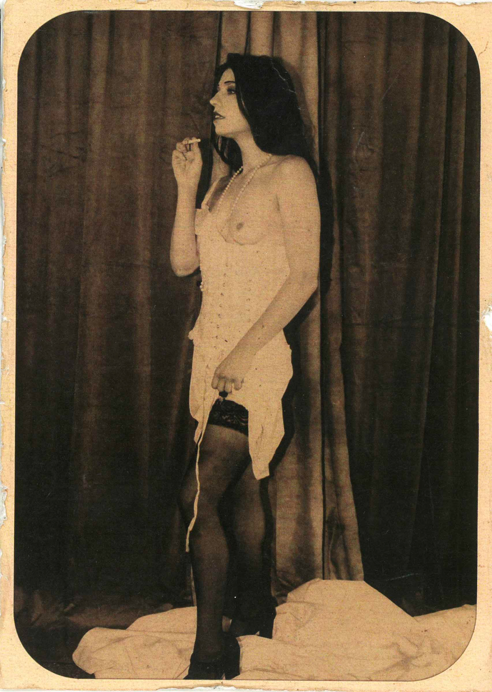 'EROTIC POSTCARDS' MIXED MEDIA ART