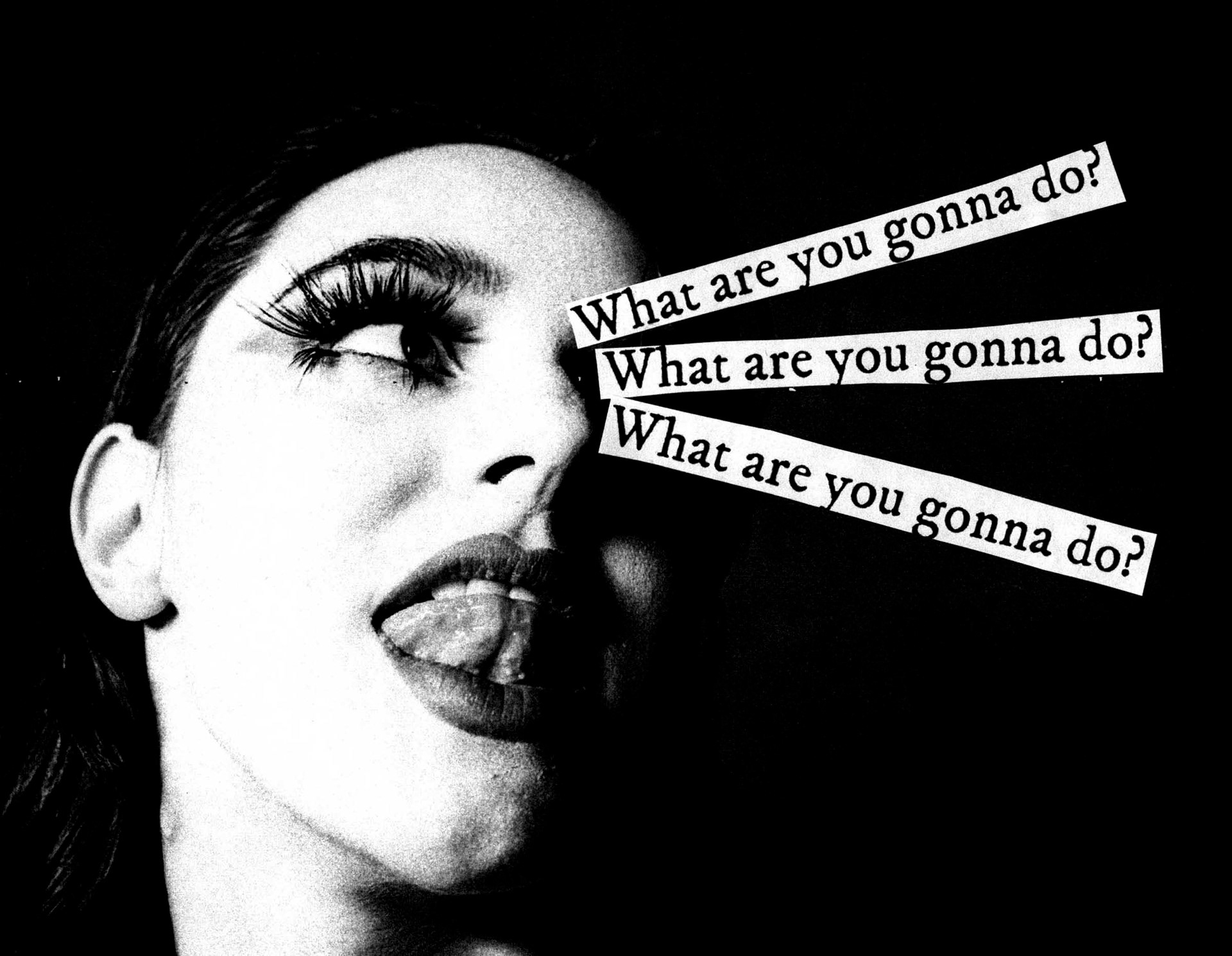 'PERVERT YOUR SENSE OF DECORUM' COLLAGE