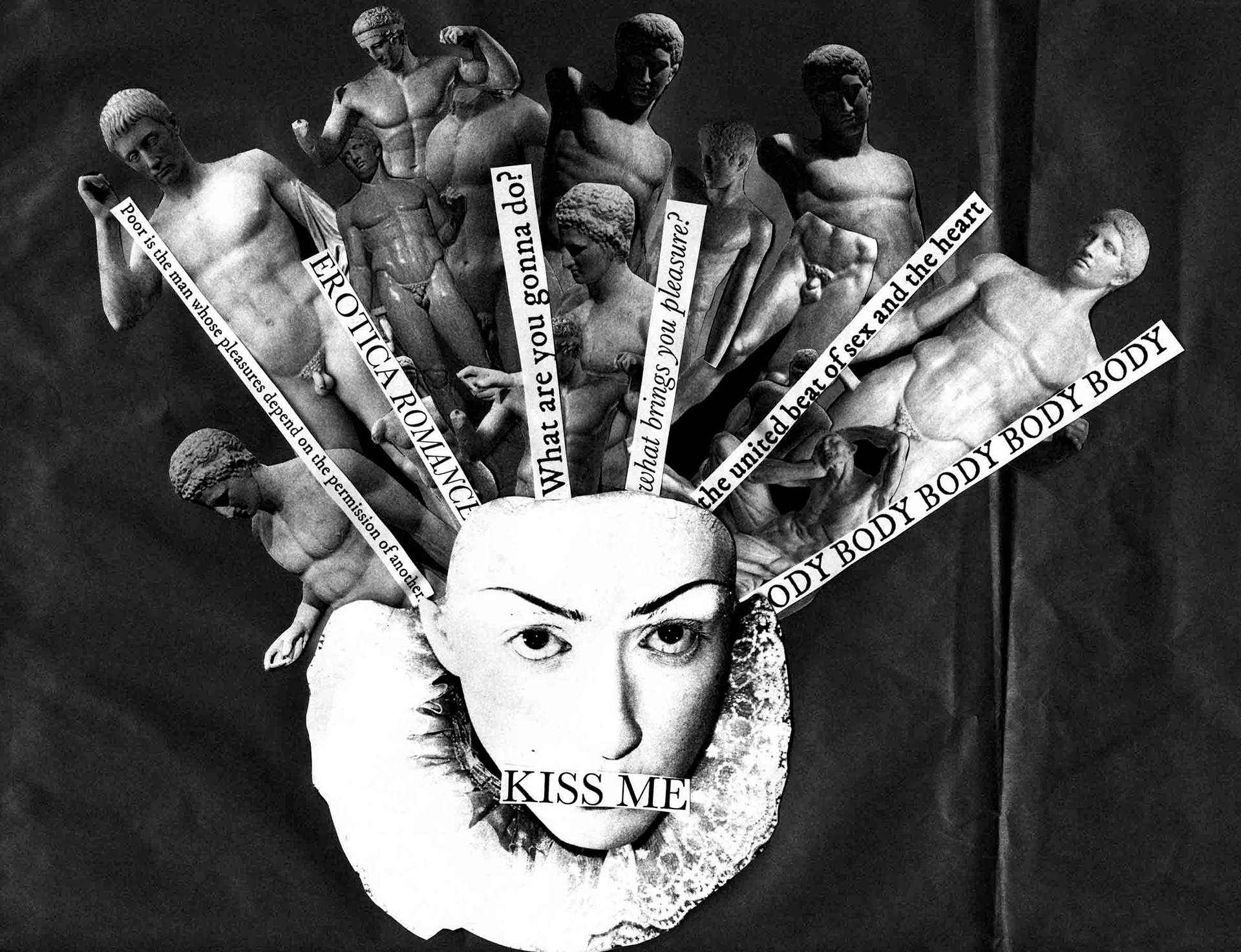 'PERVERT YOUR SENSE OF DECORUM' COLLAGE