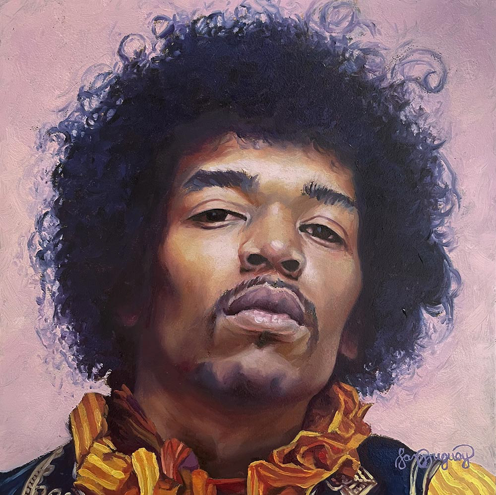 No. 9 - Jimi Hendrix Painting