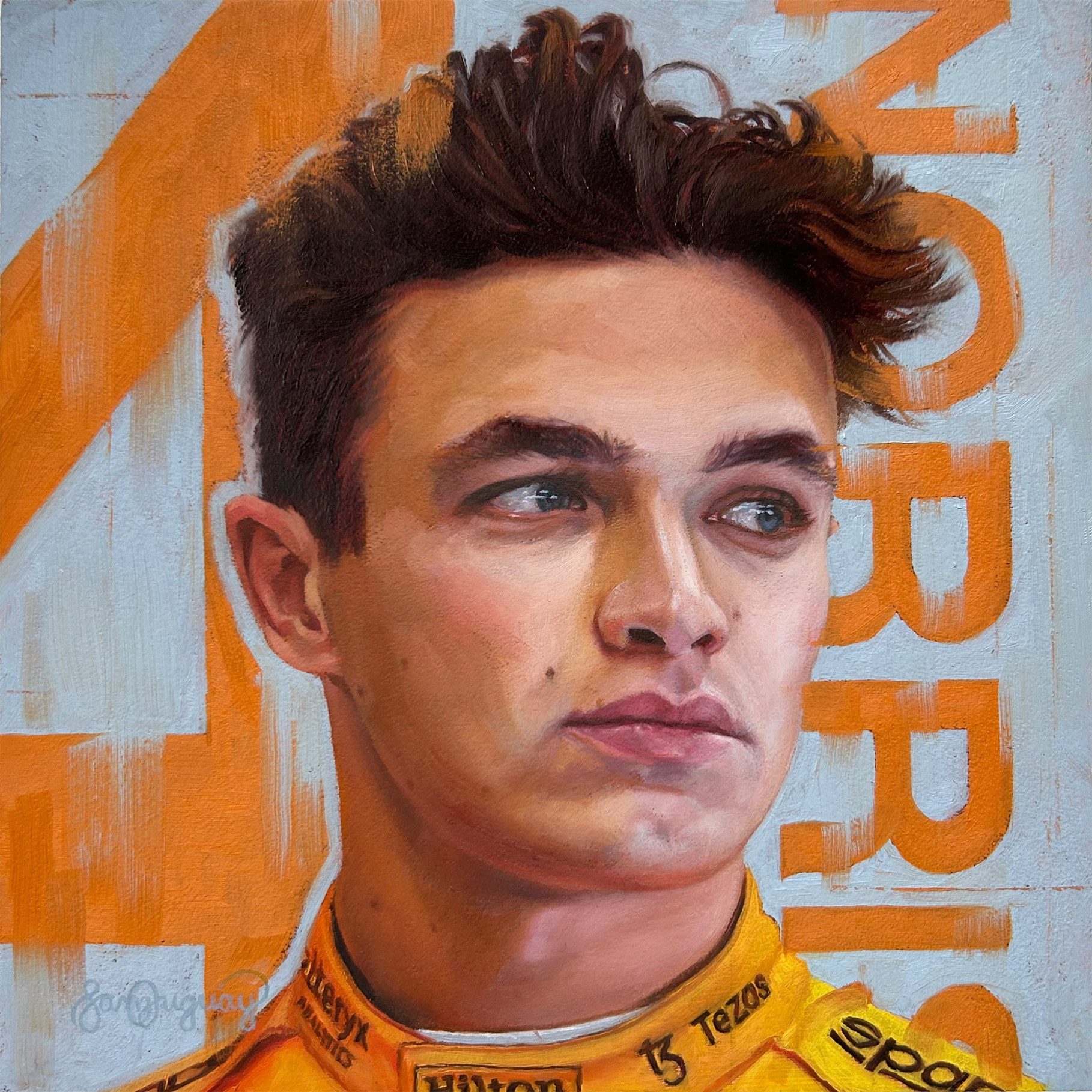 No. 24 - Lando Norris Painting