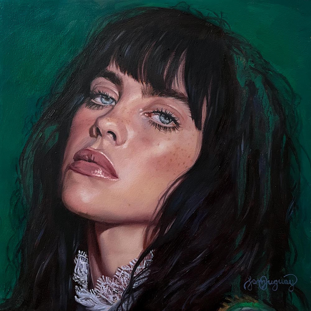 No. 22 - Billie Eilish Painting