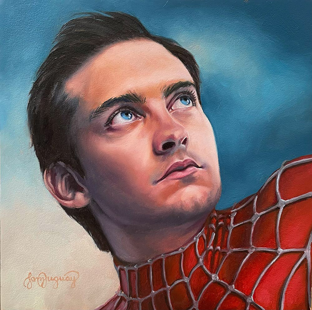 No. 10 - Spiderman Tobey Maguire Painting